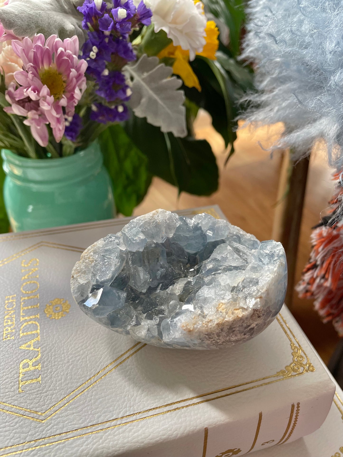 Celestite Geode Egg