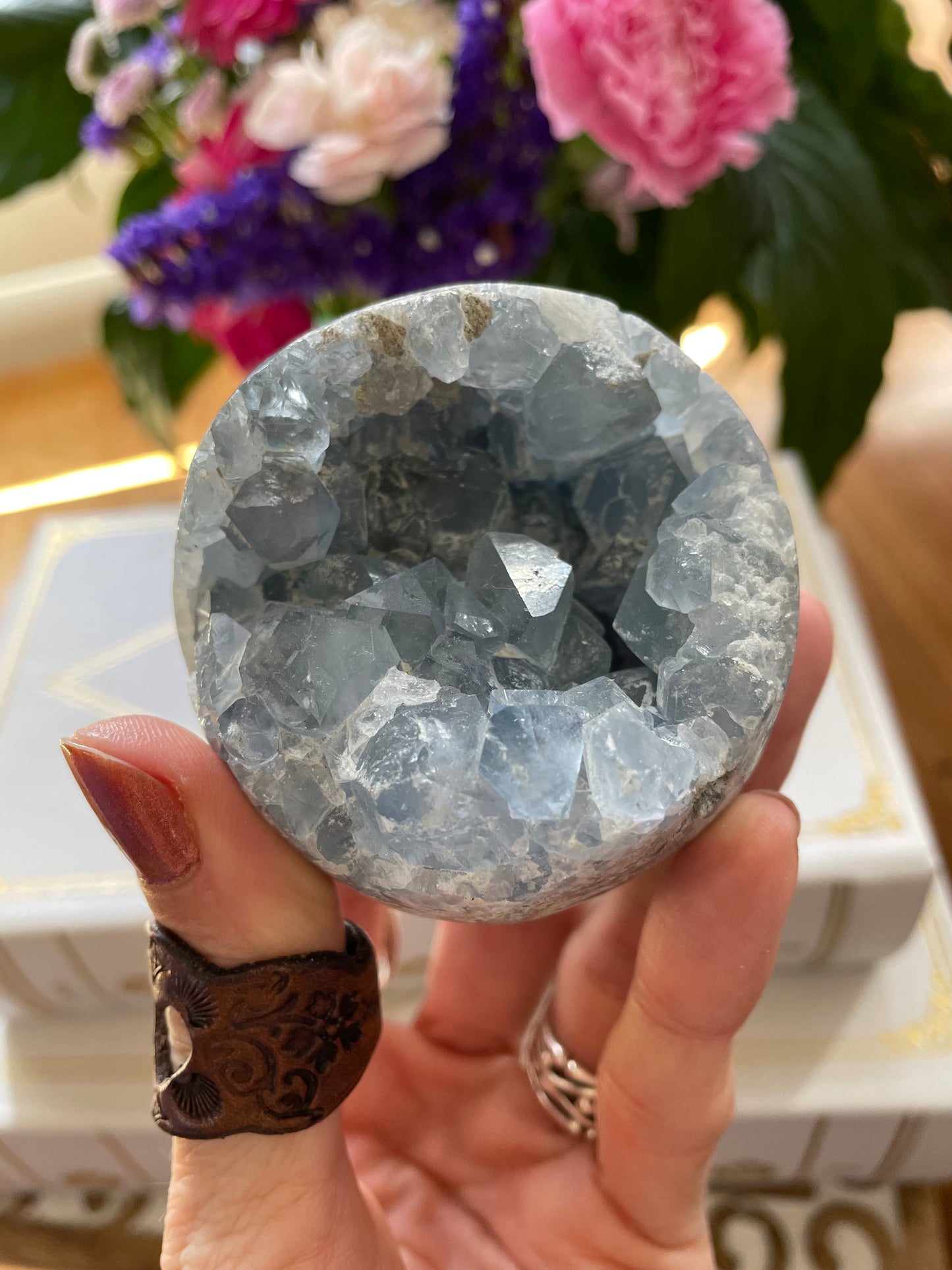 Celestite Sphere