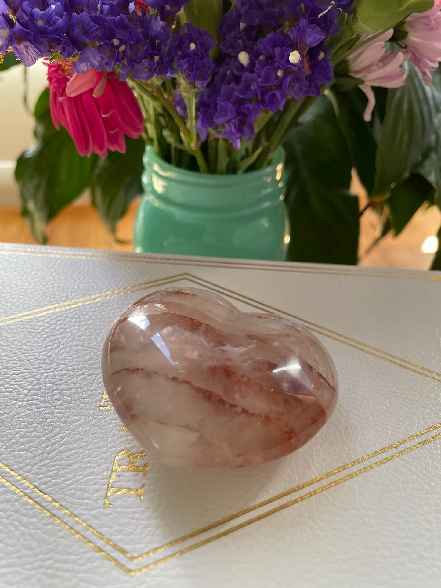 Fire Quartz Heart