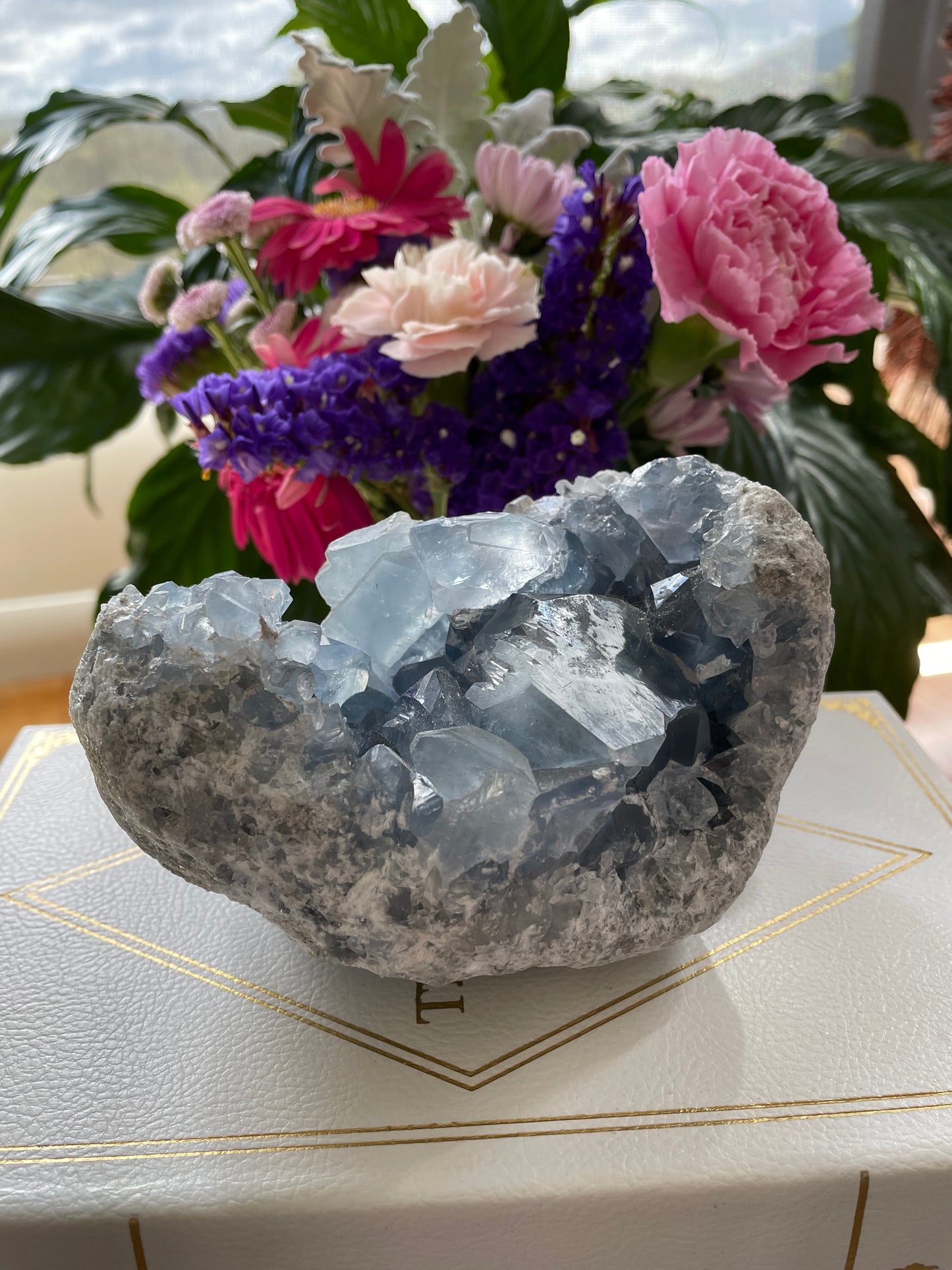 Celestite Cluster ~ 1.3kgs