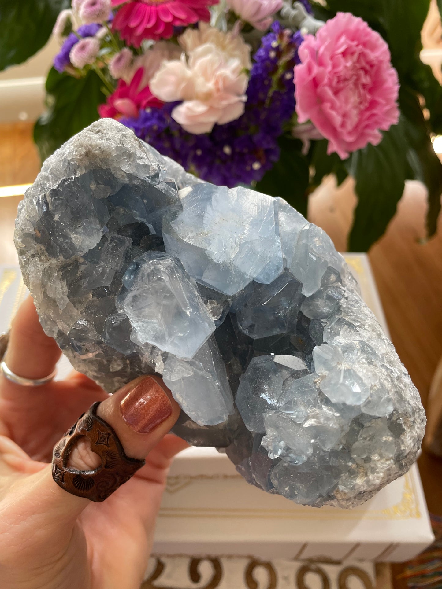 Celestite Cluster ~ 1.3kgs