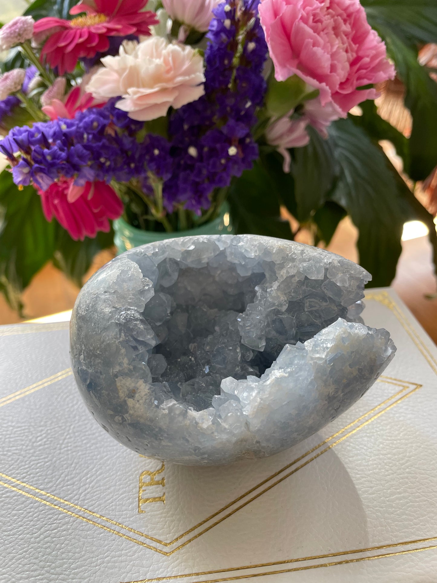 Celestite Geode Egg