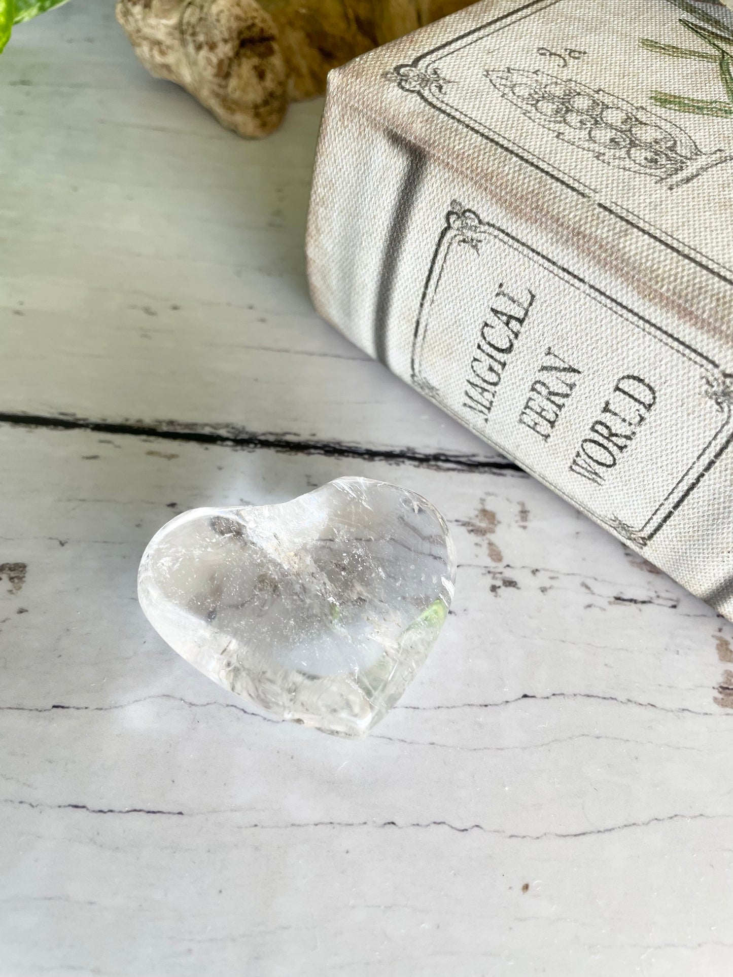 Clear Quartz Heart