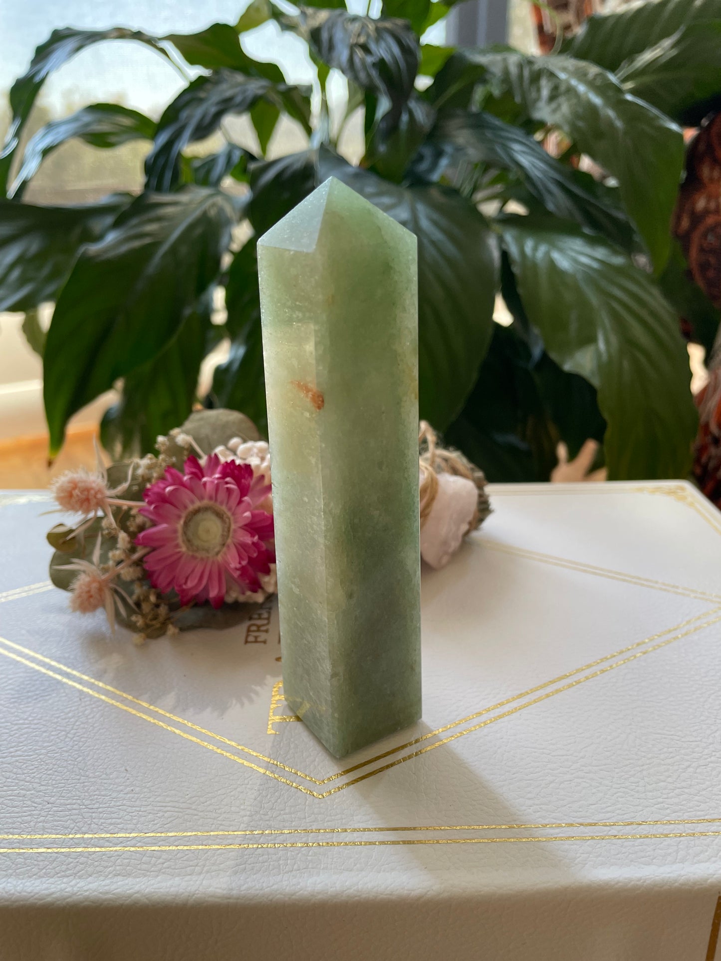 Green Aventurine Obelisk