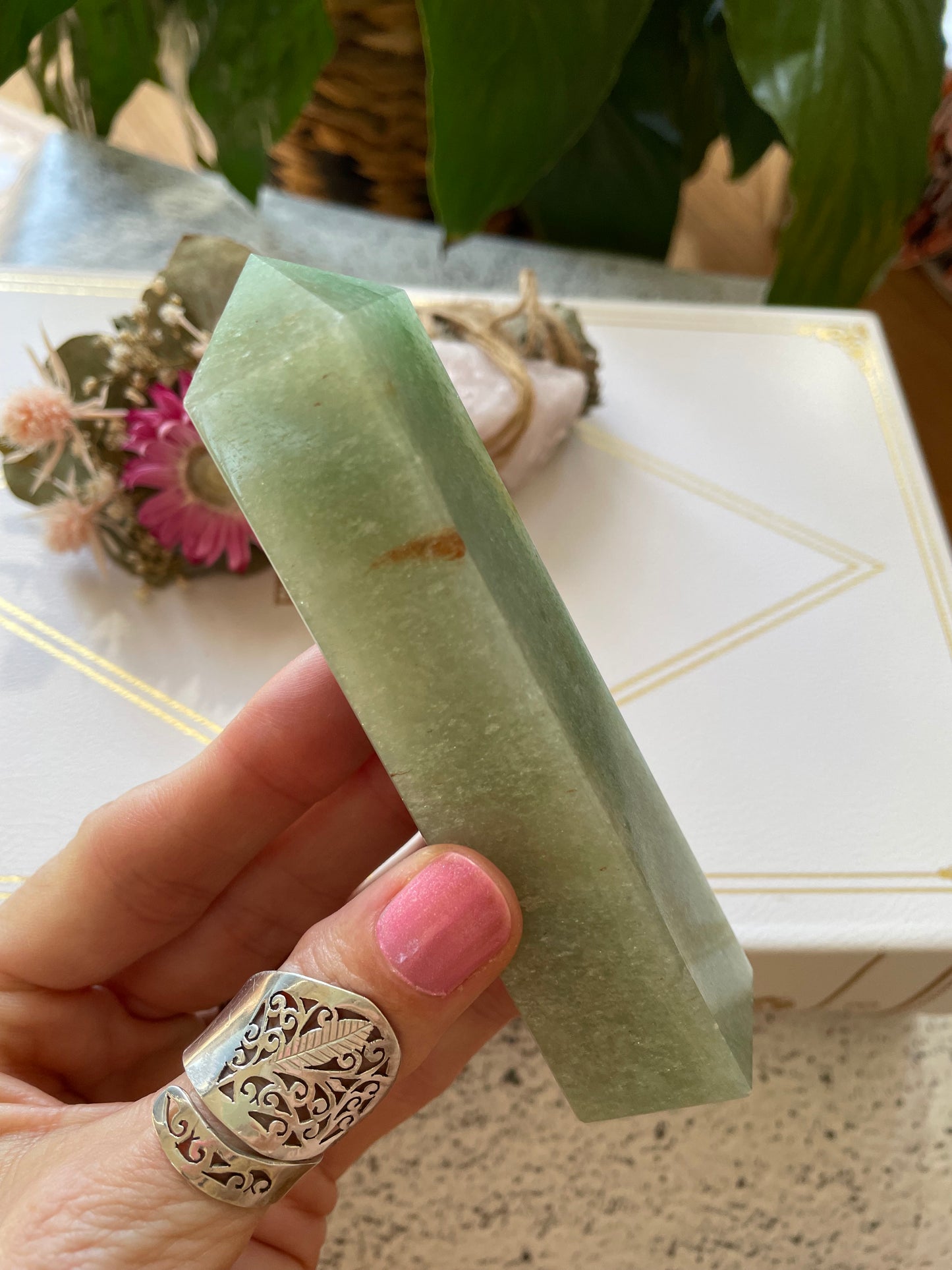 Green Aventurine Obelisk