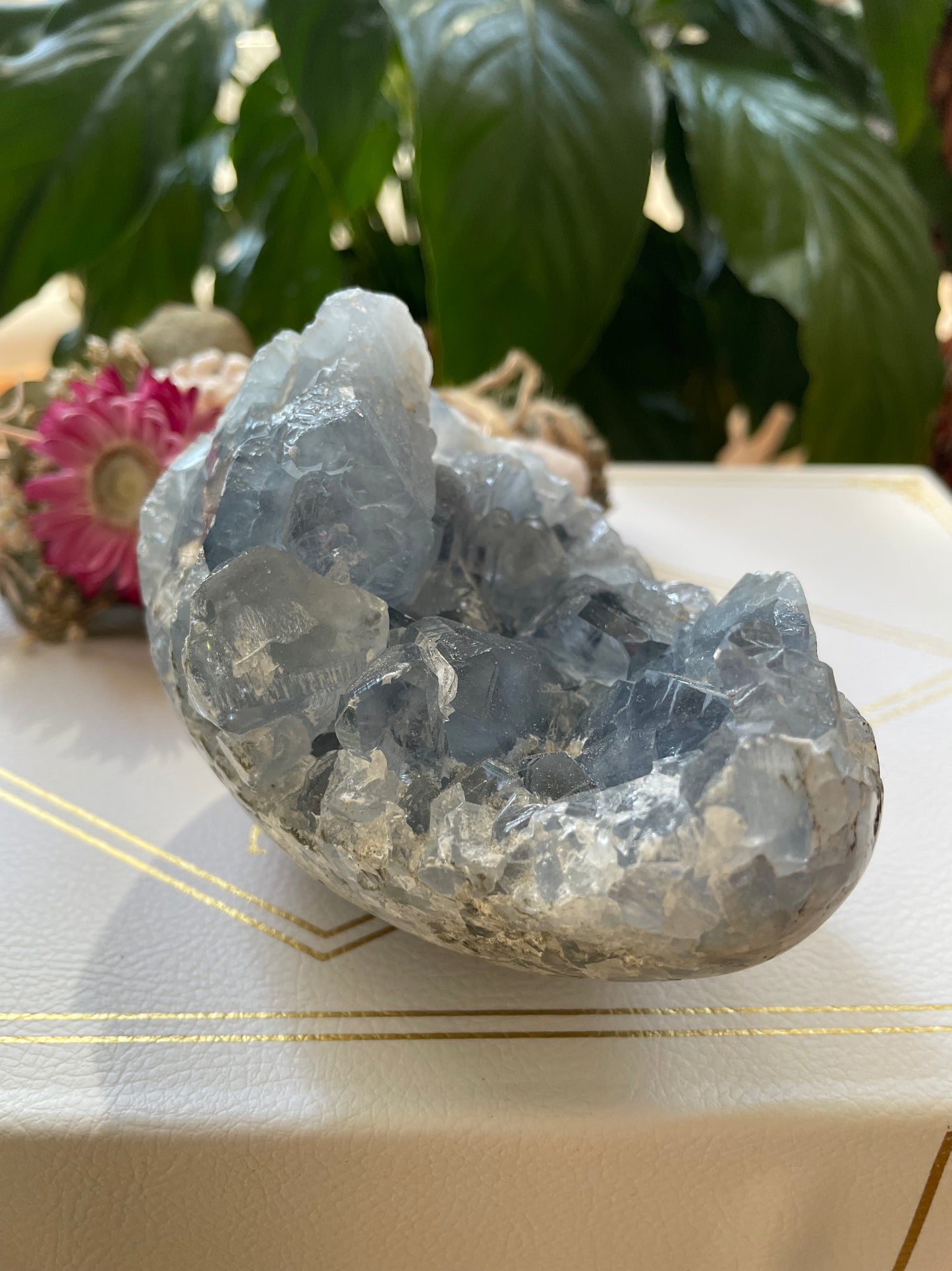 Celestite Geode Egg