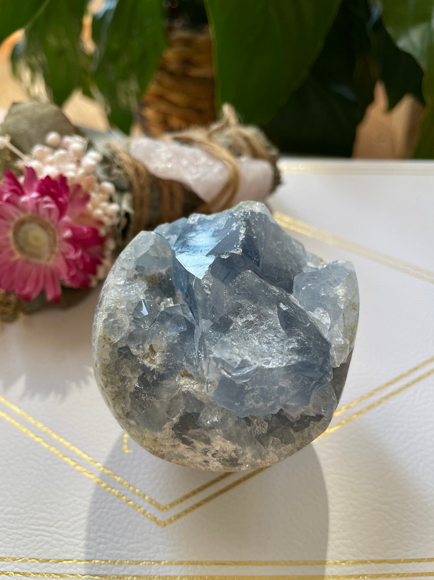 Celestite Sphere