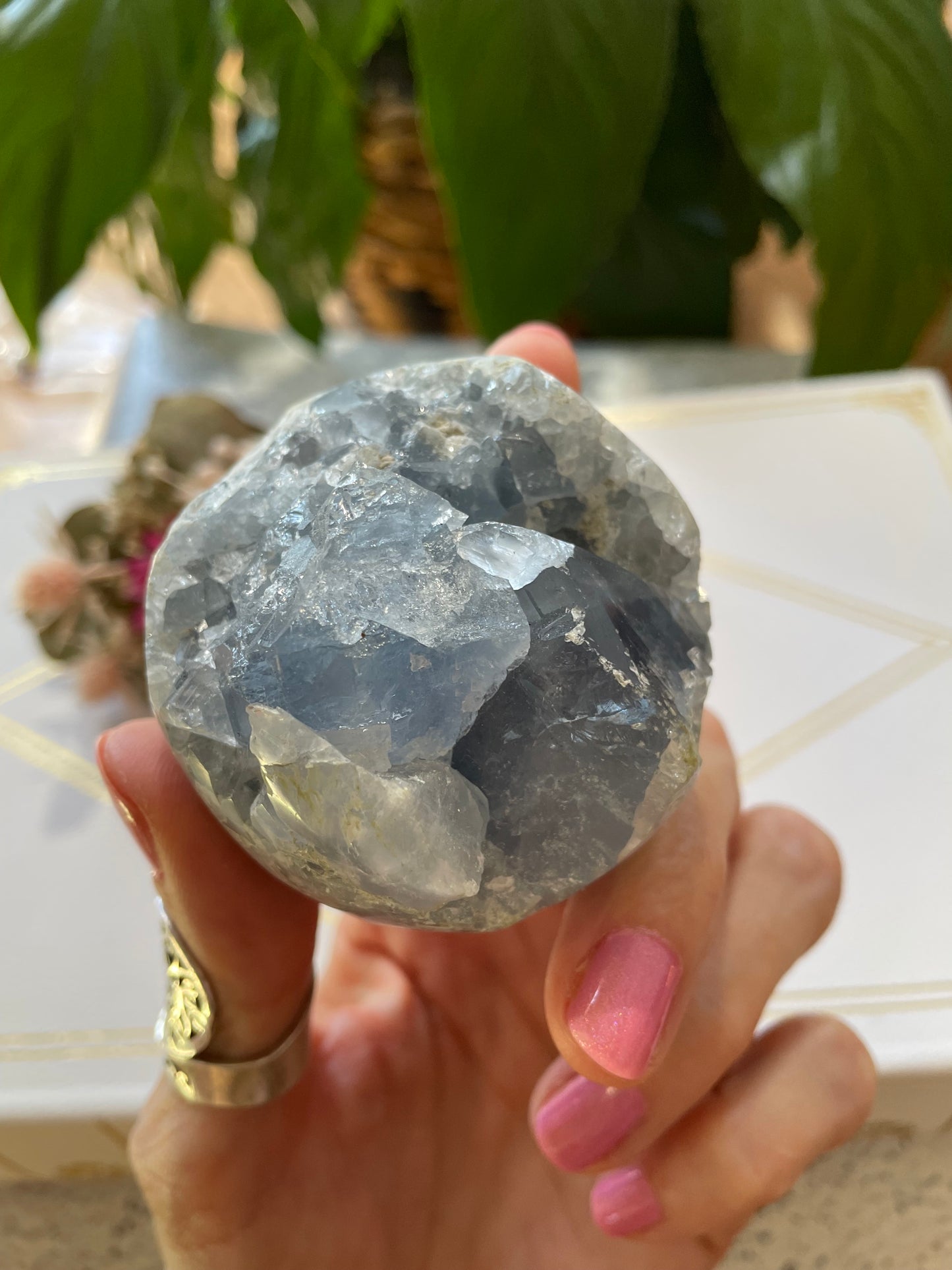 Celestite Sphere