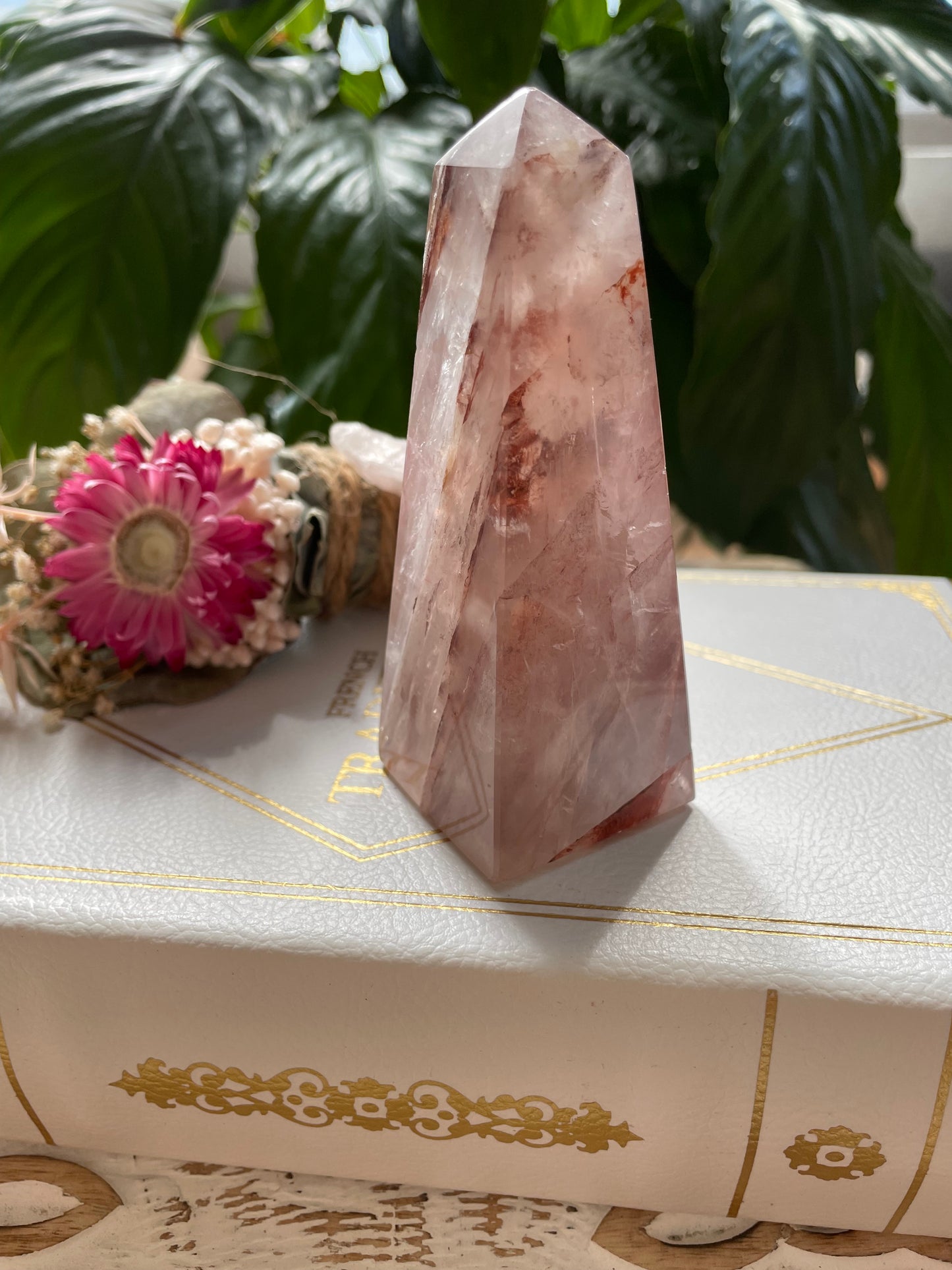 Fire Quartz Obelisk