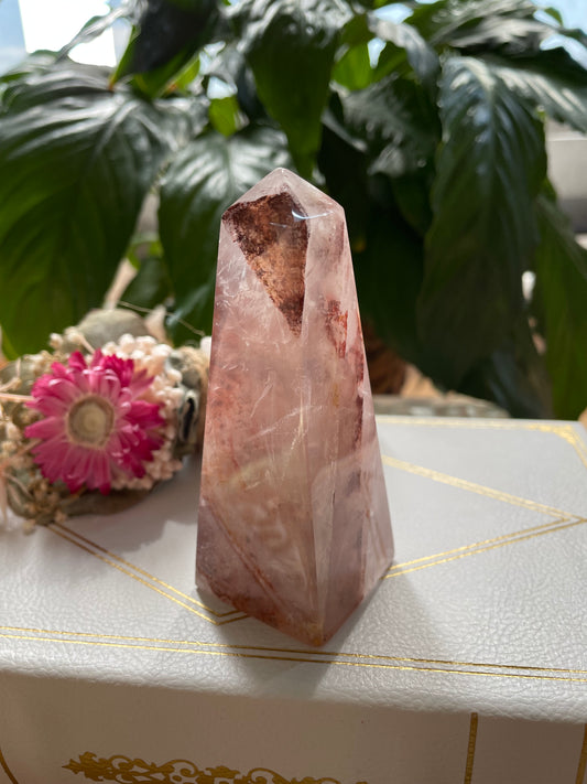 Fire Quartz Obelisk