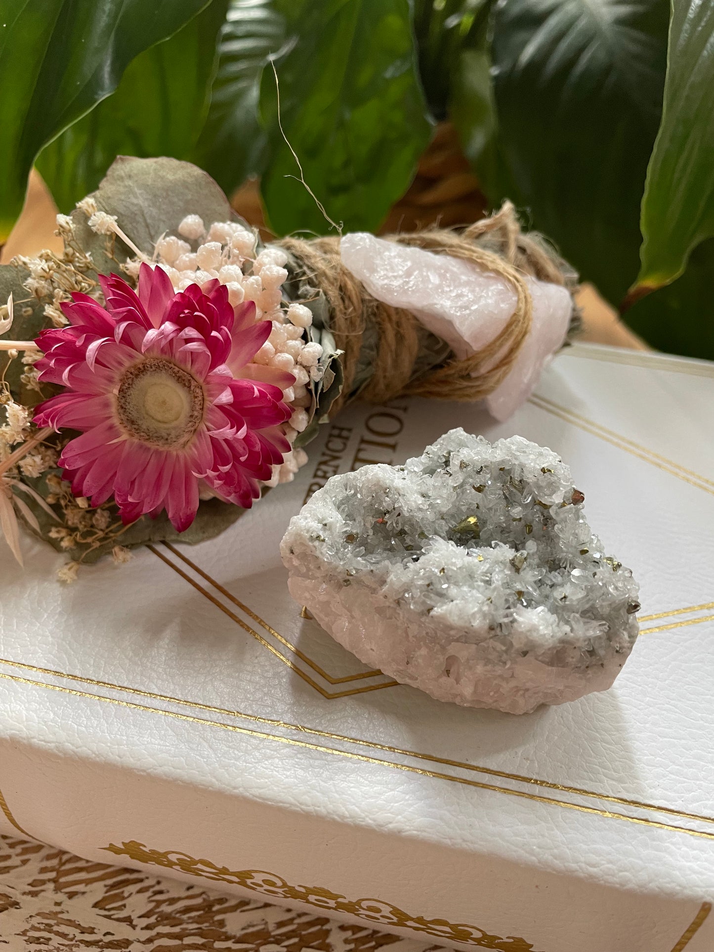 Quartz and Pyrite Cluster