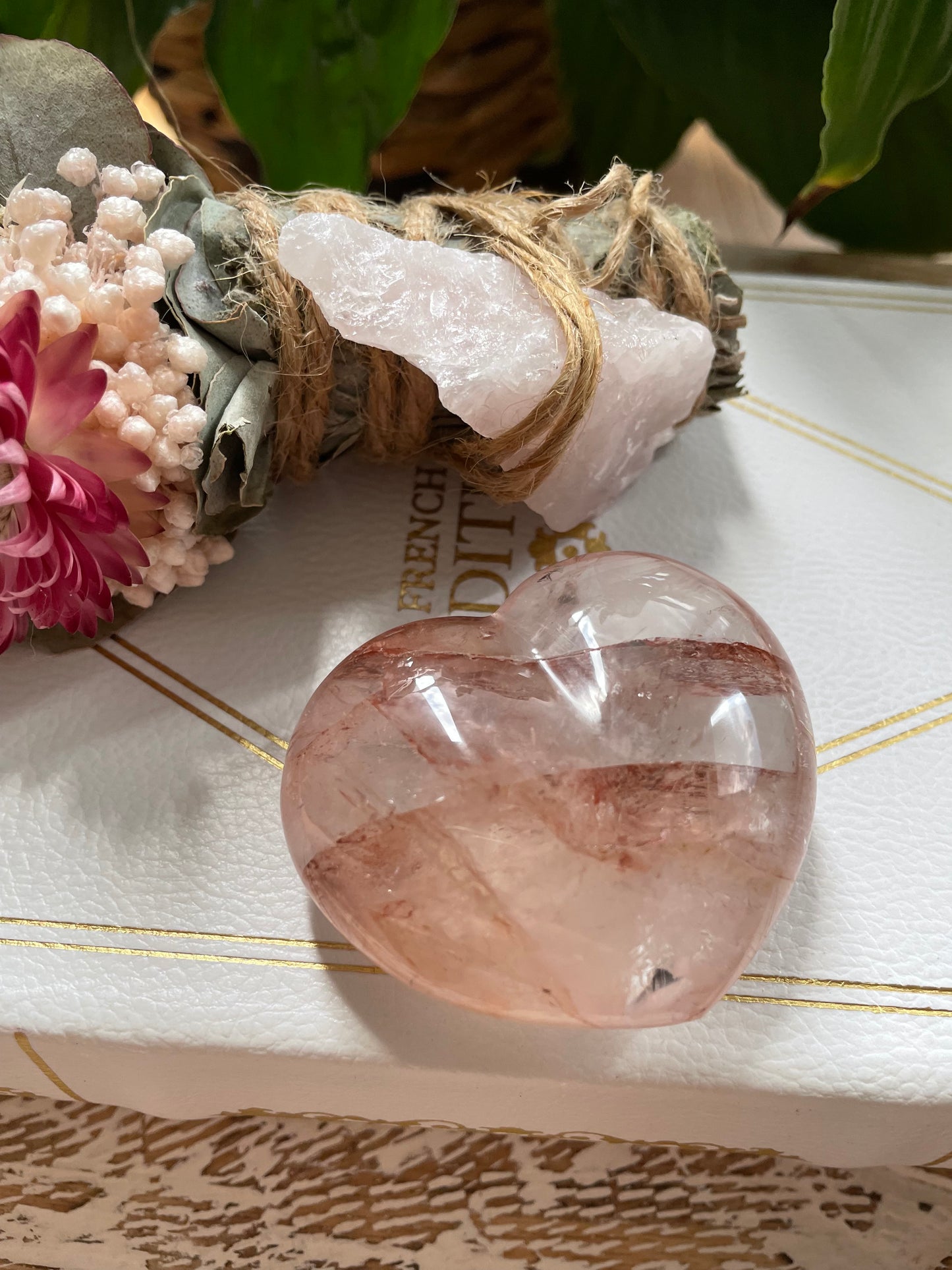 Fire Quartz Heart