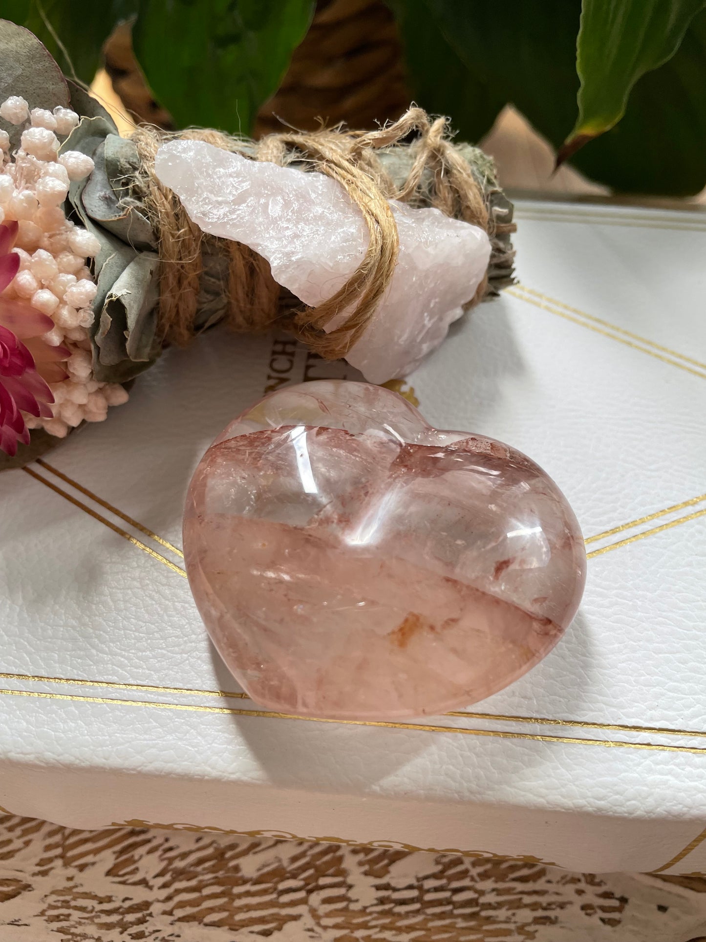 Fire Quartz Heart