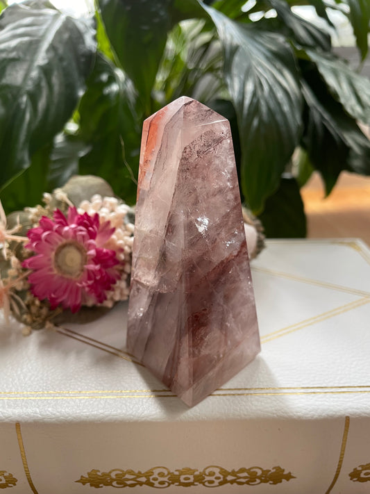 Fire Quartz Obelisk