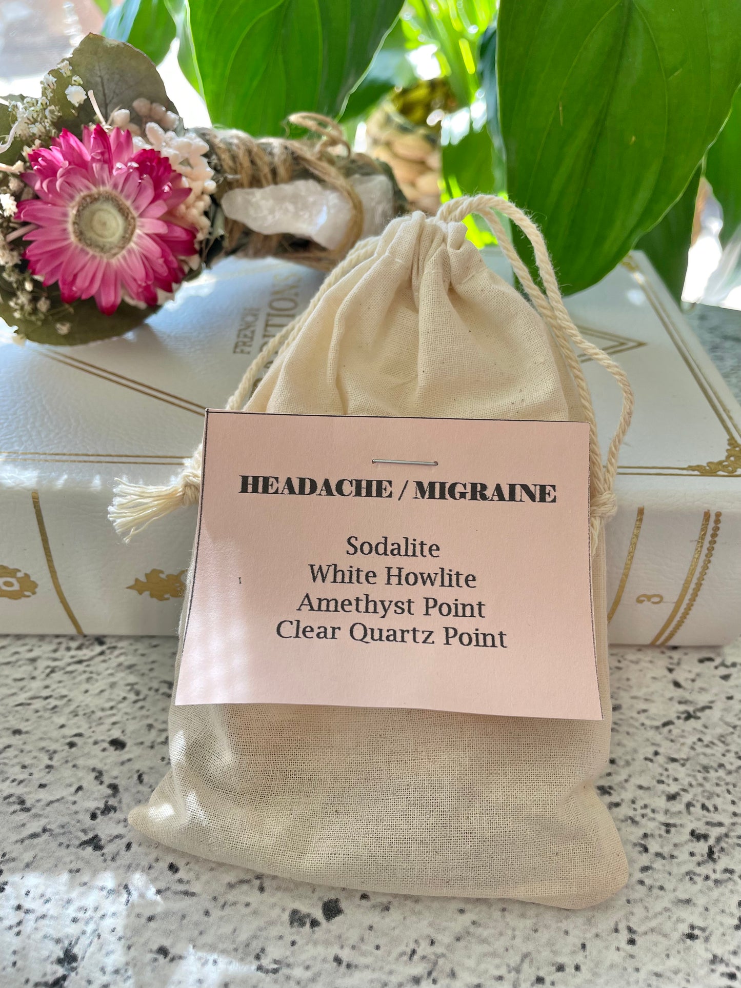 HEADACHE & MIGRAINE Healing Pouch ©