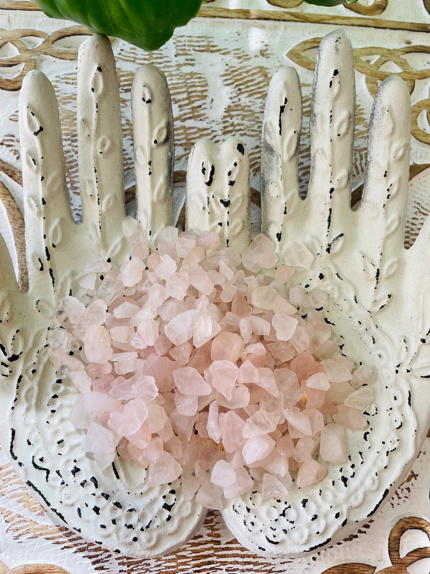 Crystal Chips ~ Rose Quartz 100g Pouch