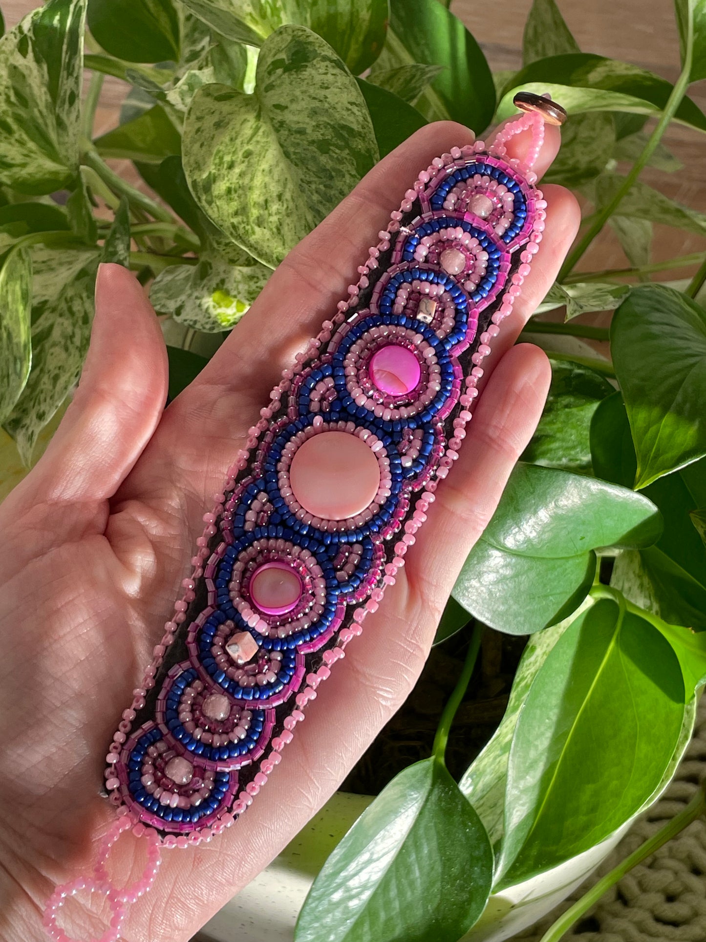 Beaded Bracelet ~ Psychedelic