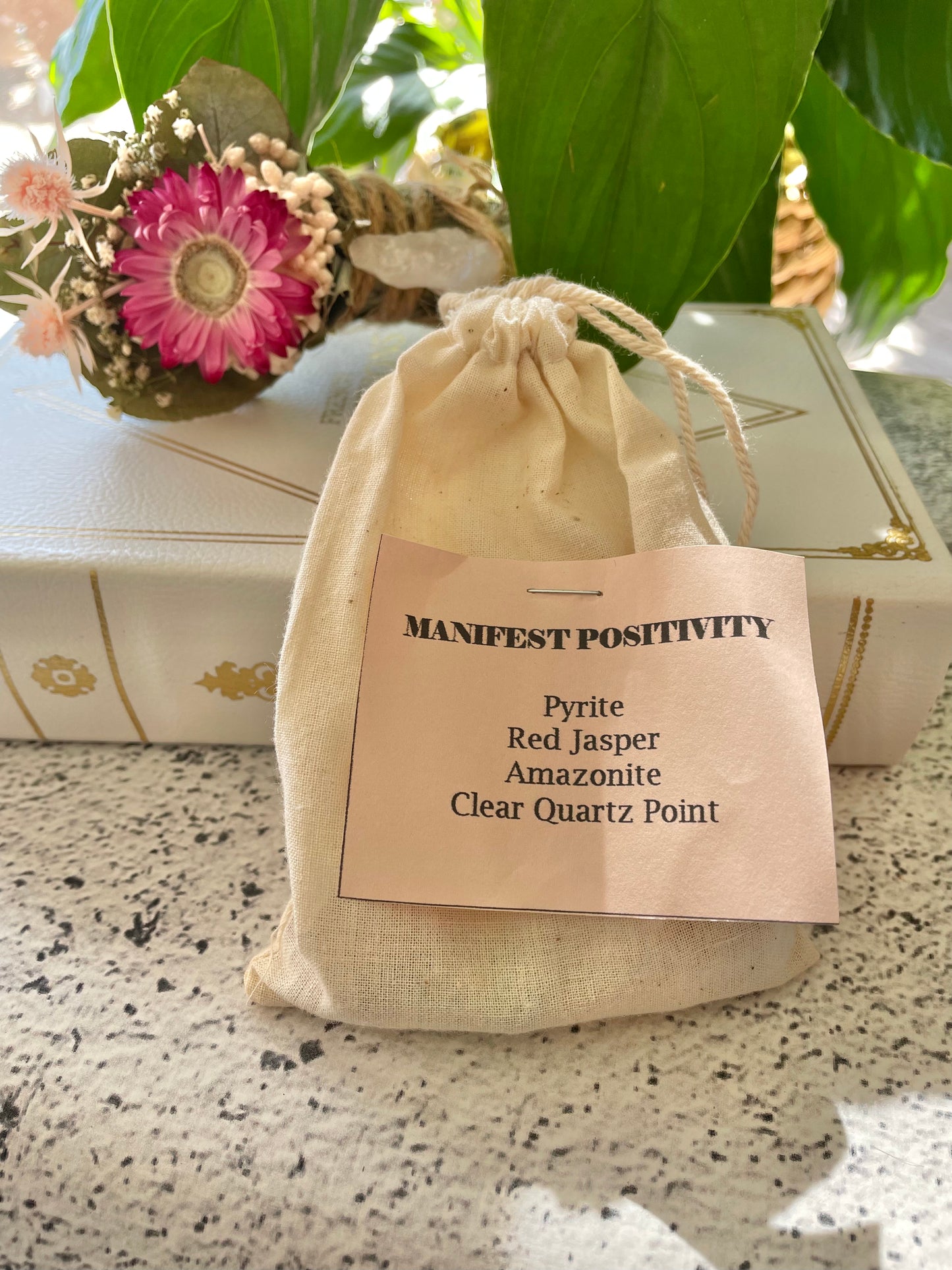 MANIFEST POSITIVITY Healing Pouch ©️