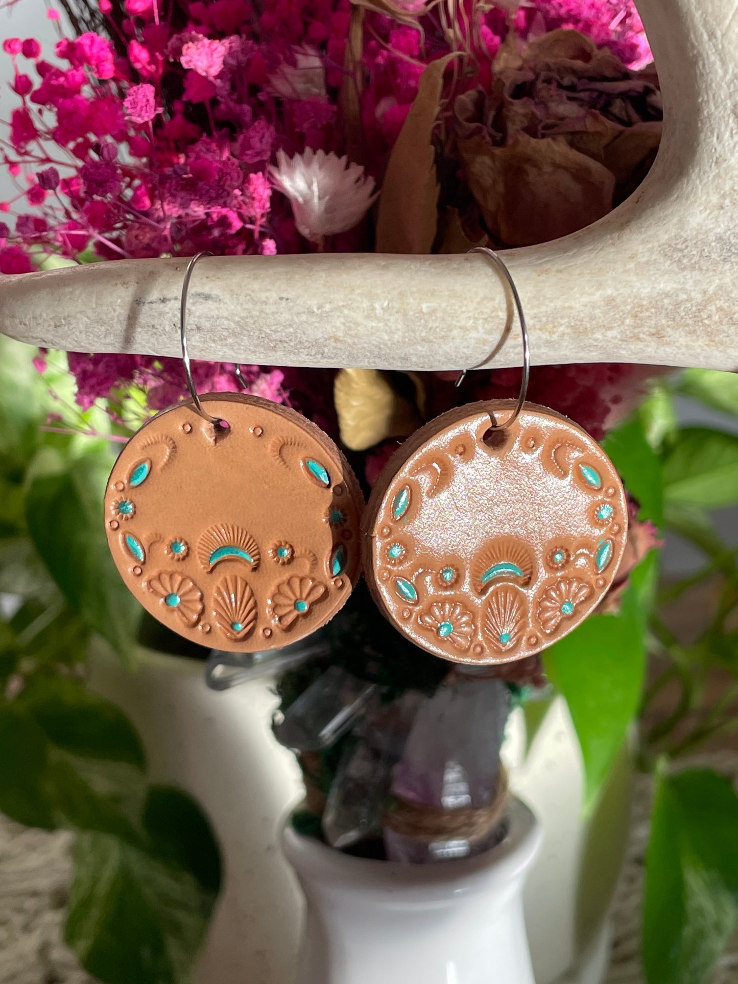 Leather Earrings ~ Bohemian Spirit