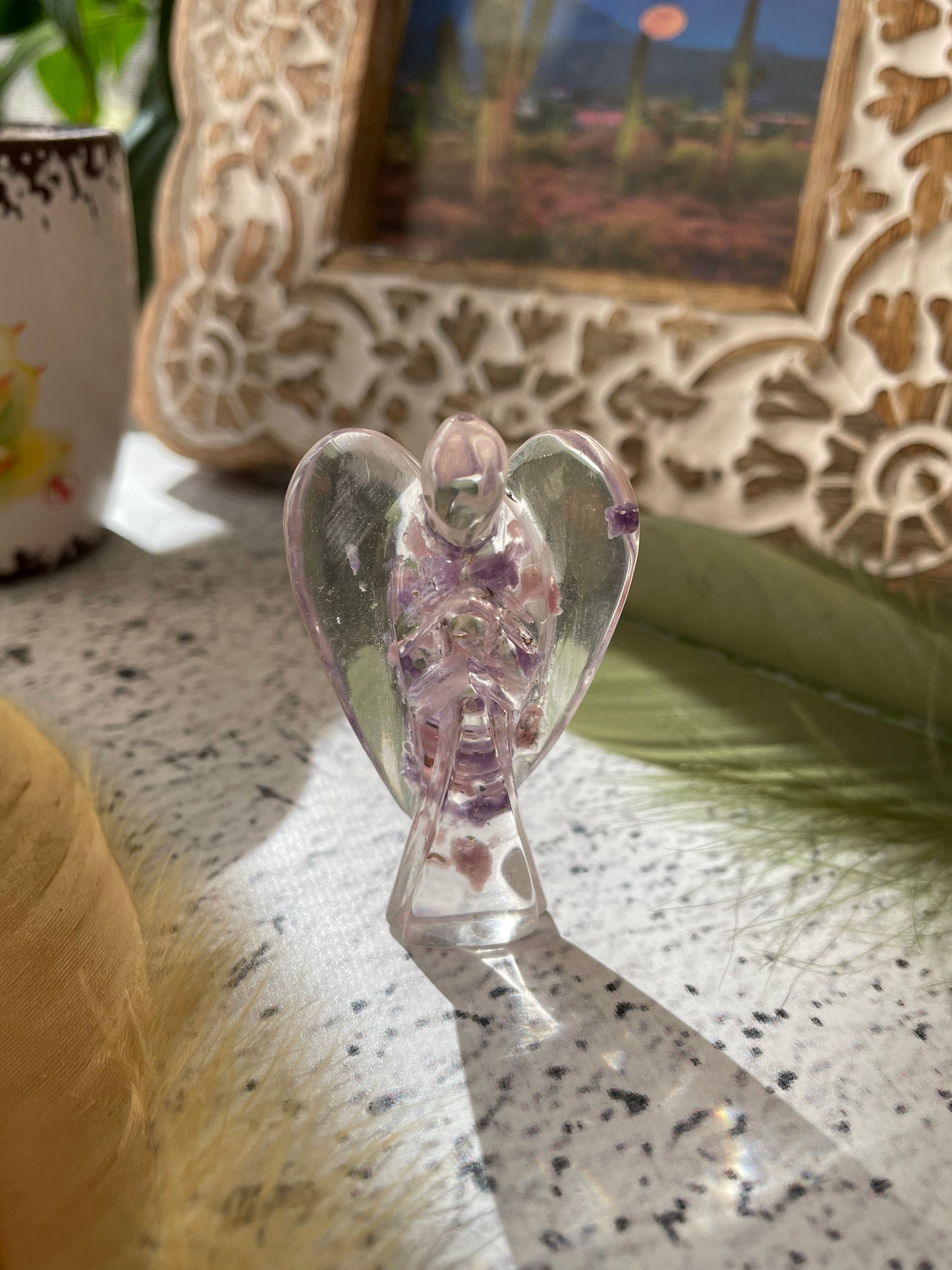 Orgone Angel Purple Fluorite