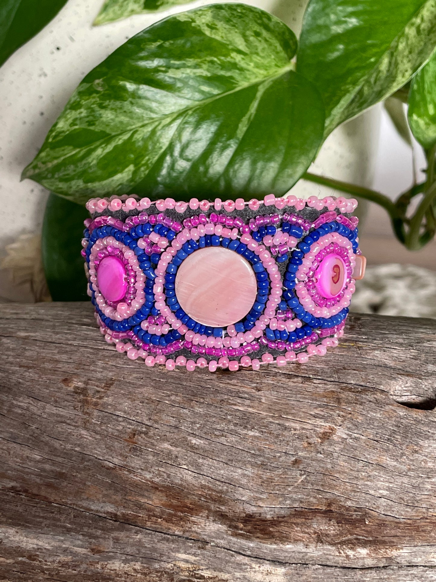 Beaded Bracelet ~ Psychedelic