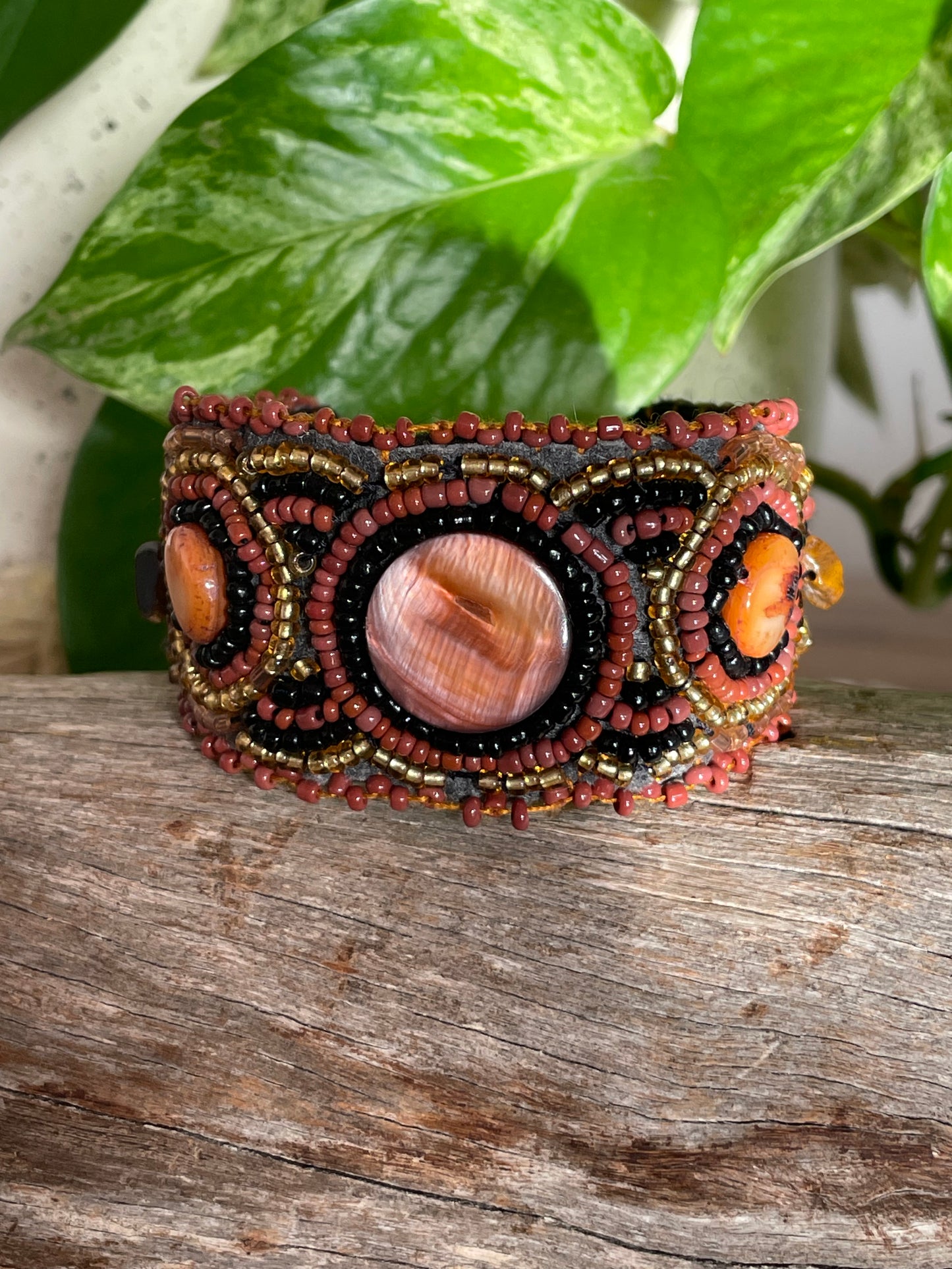 Beaded Bracelet ~ Chocolatè