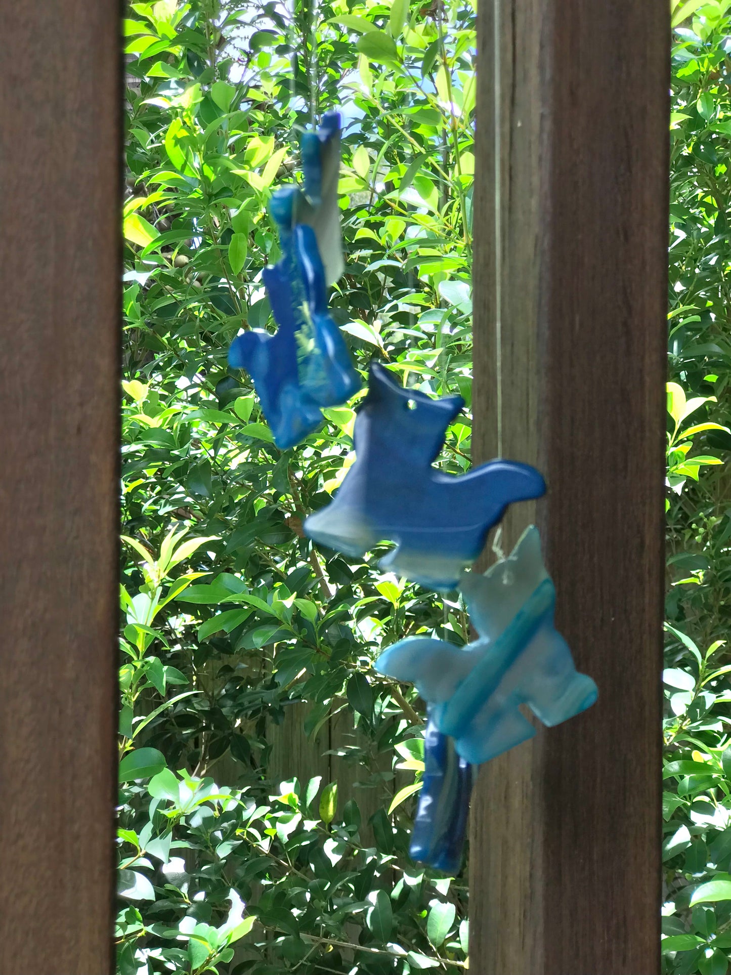 Agate Windchimes ~ Blue Cat