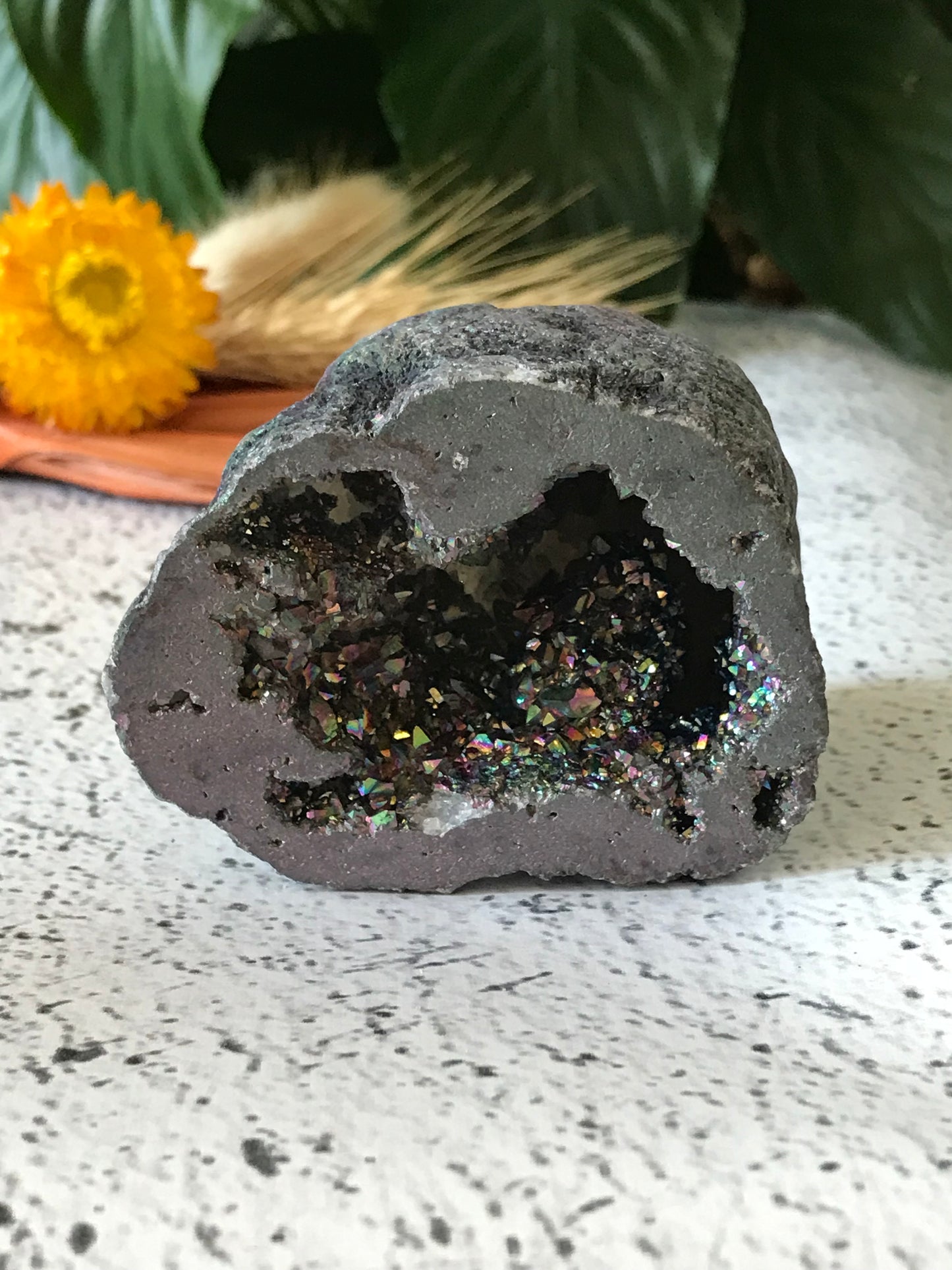 Aura Moroccan Quartz Geode