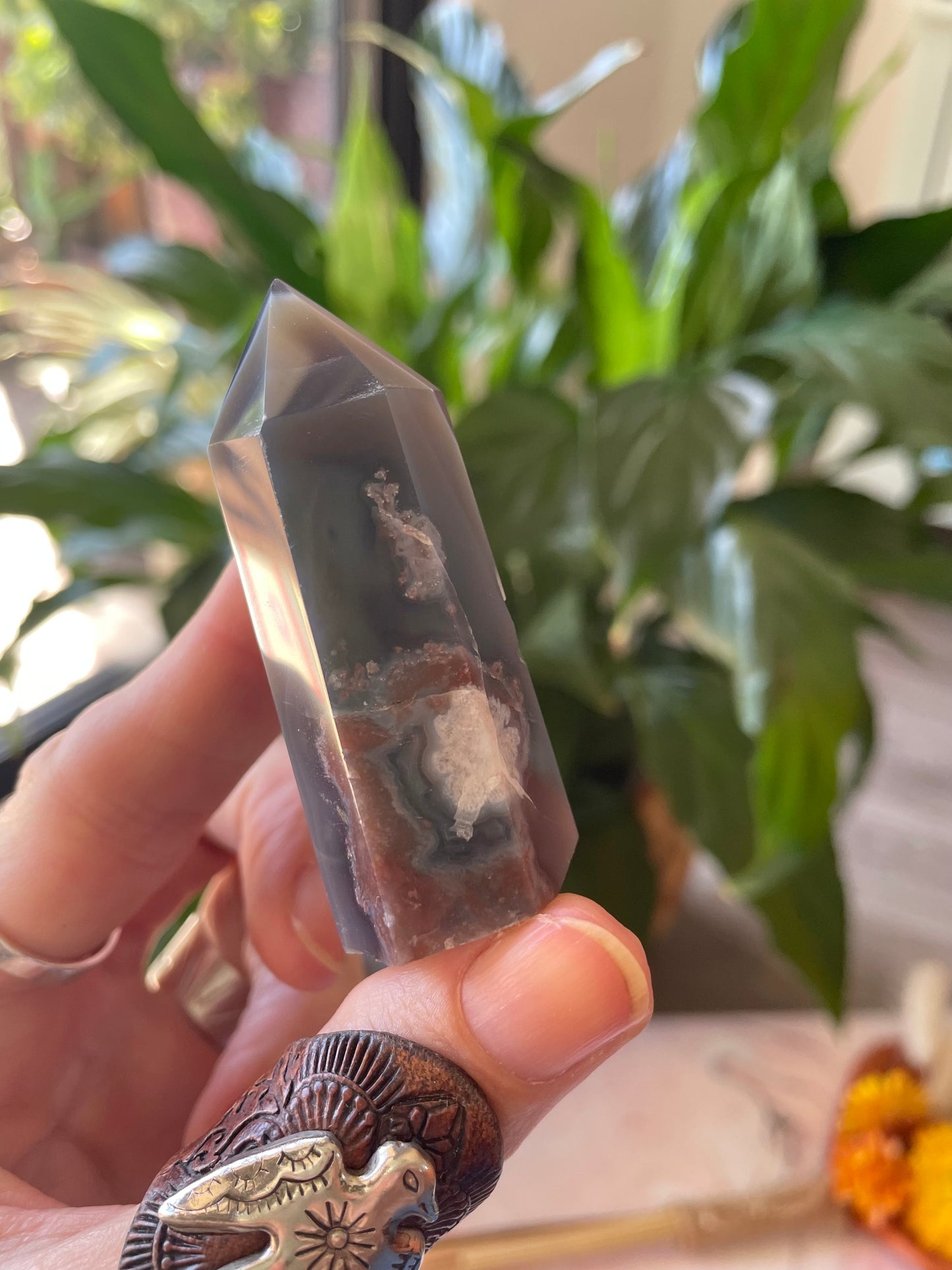 Black Flower Agate Generator