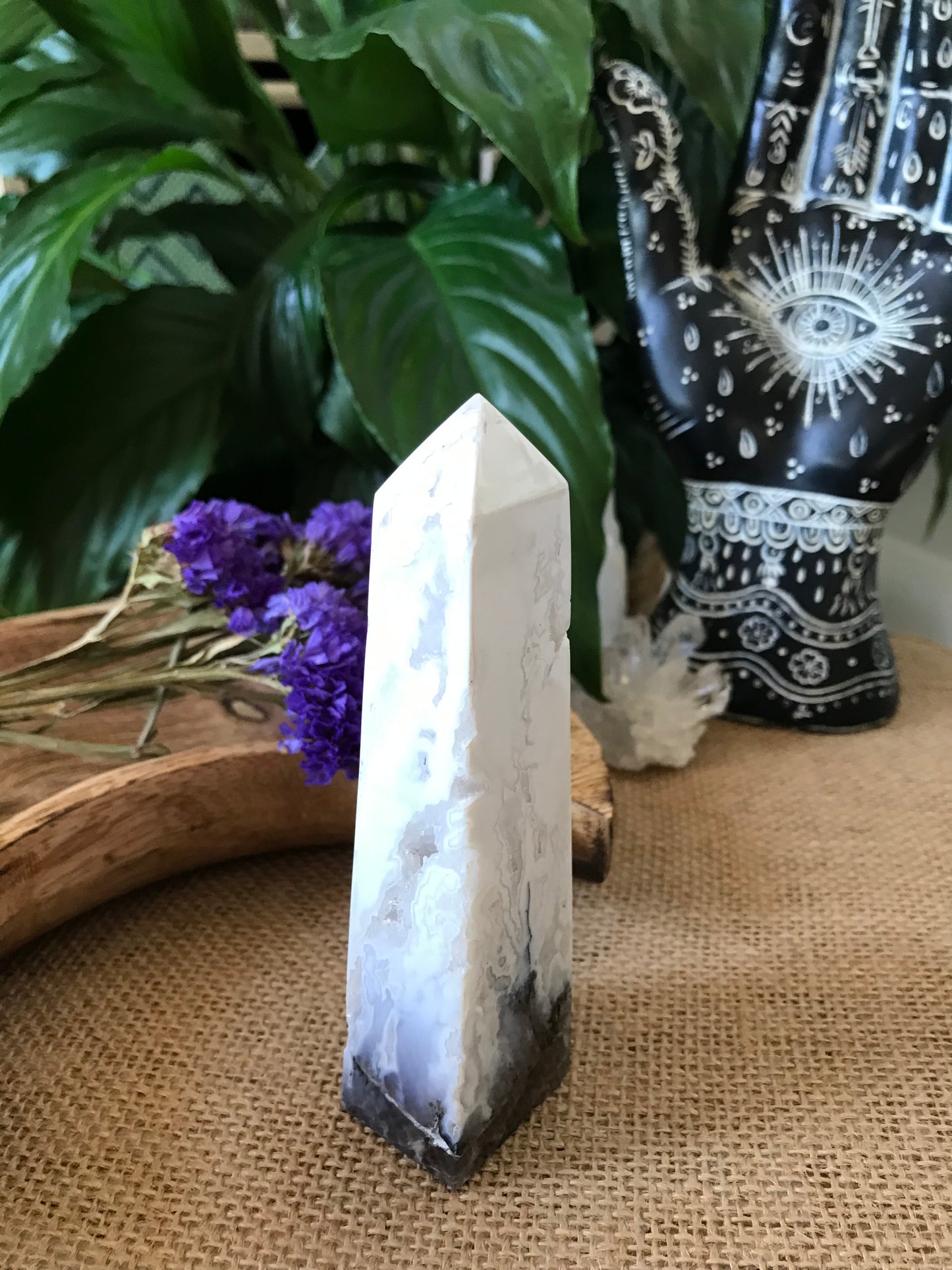 Dendritic Opal Obelisk