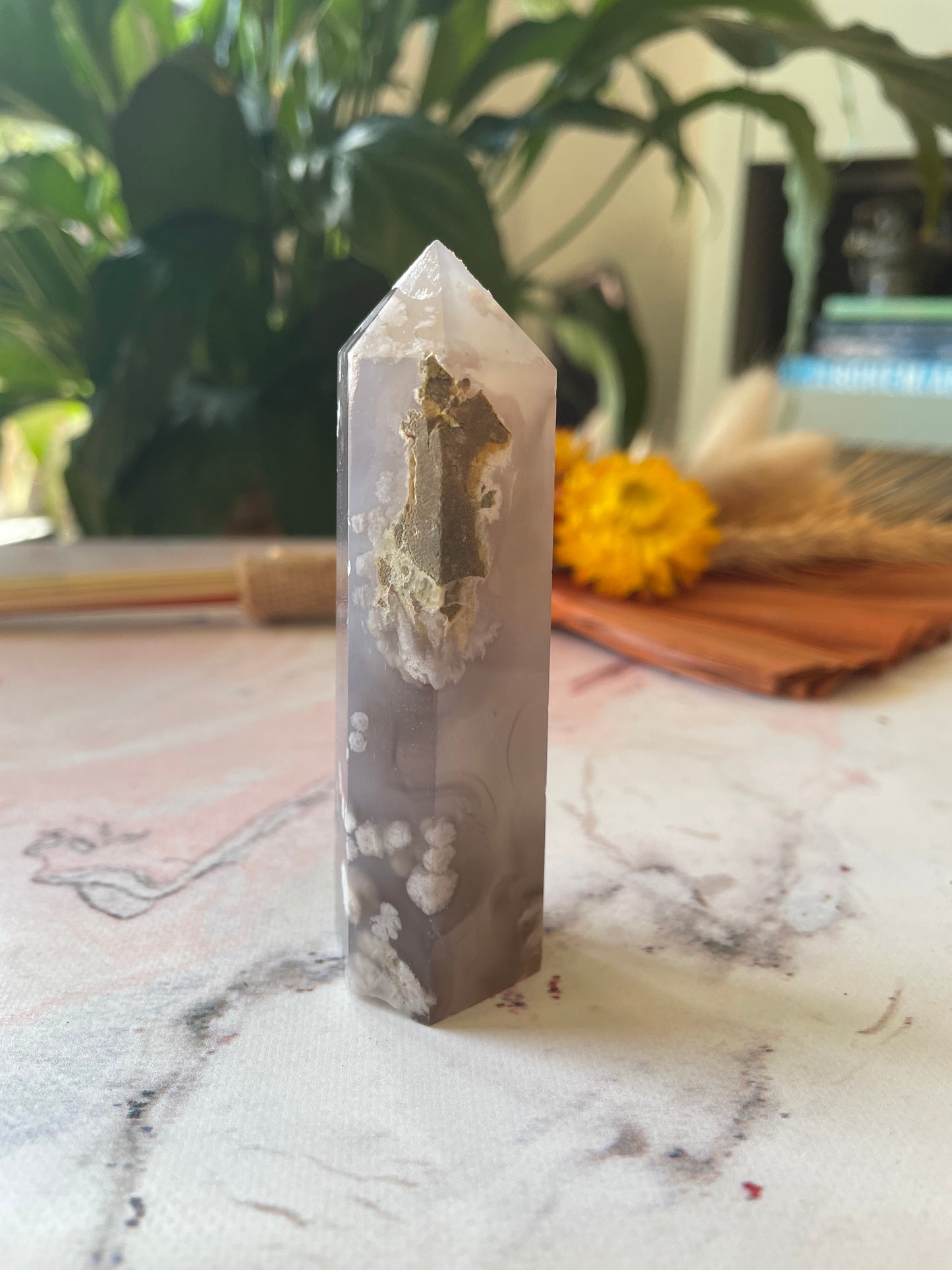 Black Flower Agate Generator