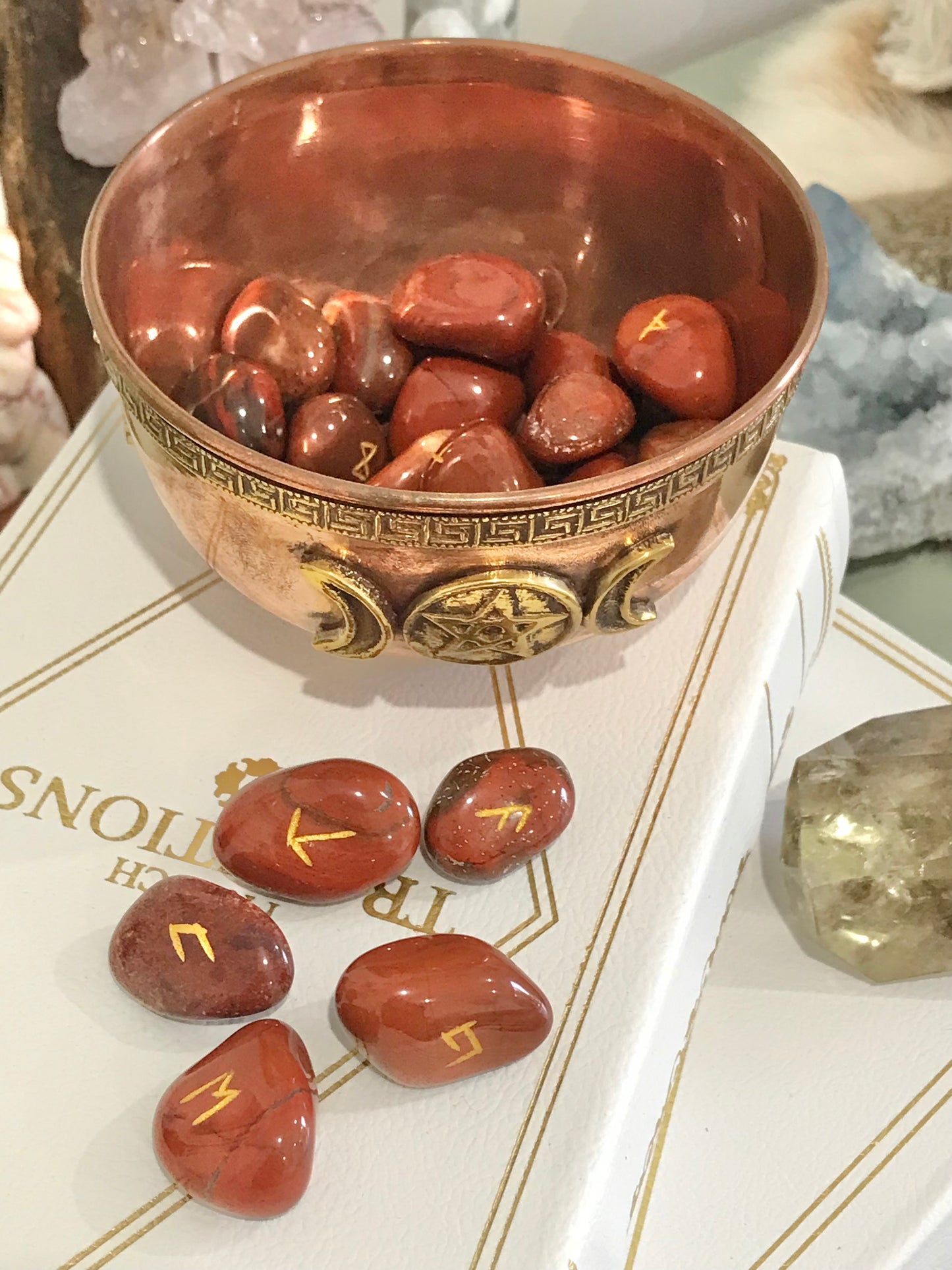 Runes ~ Red Jasper includes organza pouch