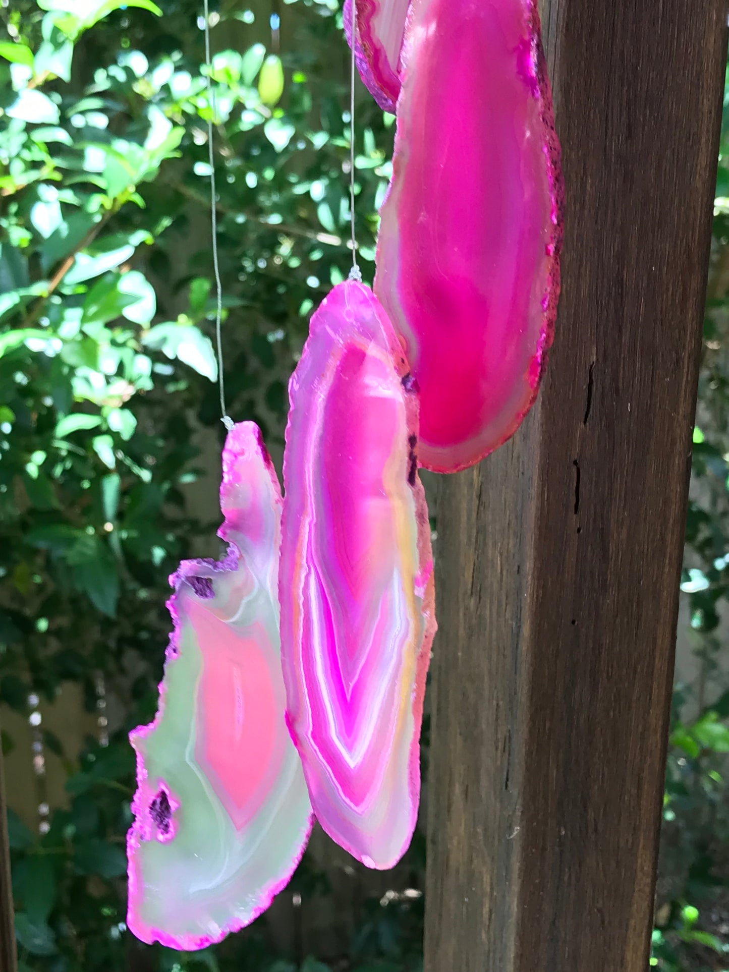 Agate Windchimes ~ Pink