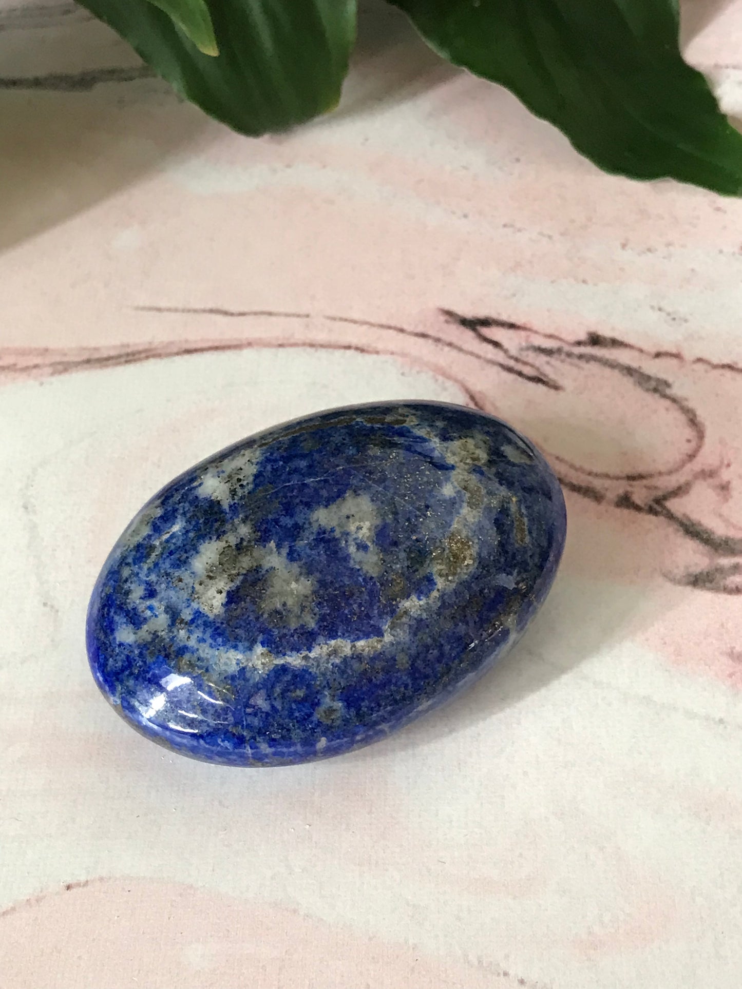 Lapis Lazuli Pillow / Palm Stone