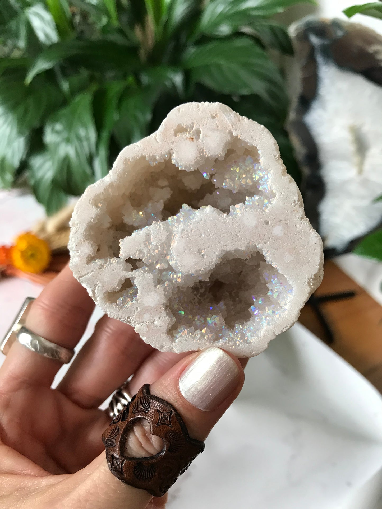 Aura Moroccan Quartz Geode