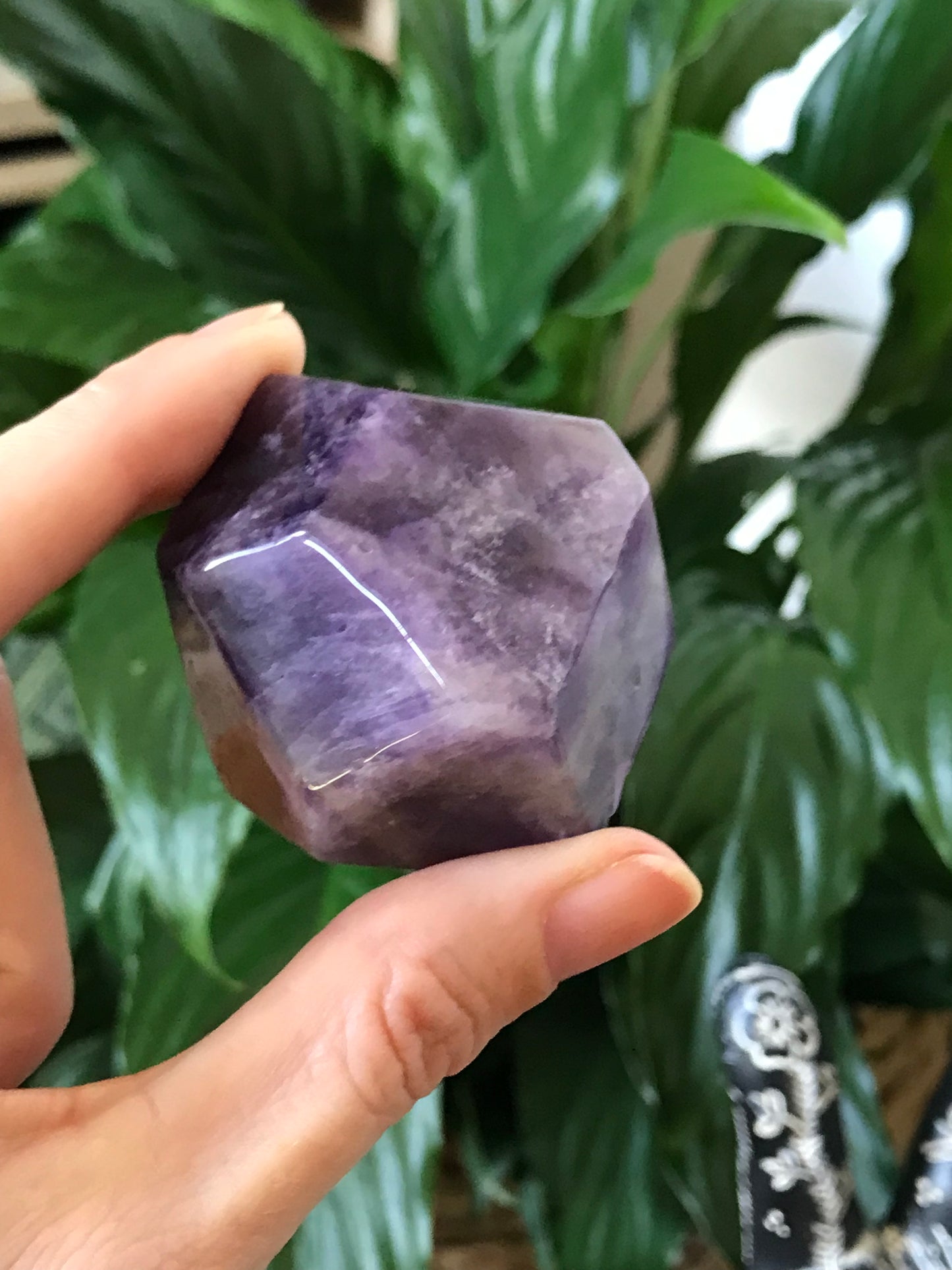 Chevron Dream Amethyst Polished Freeform