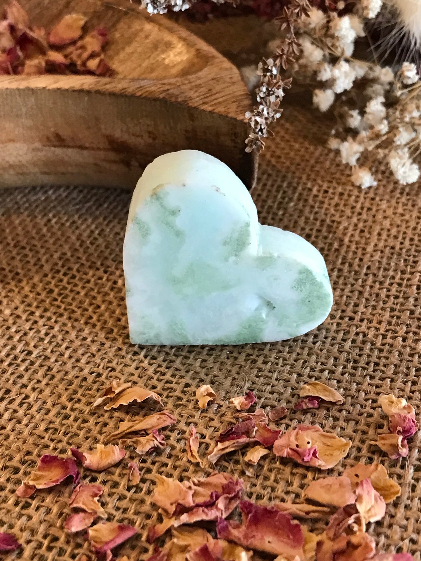 Hemimorphite Heart