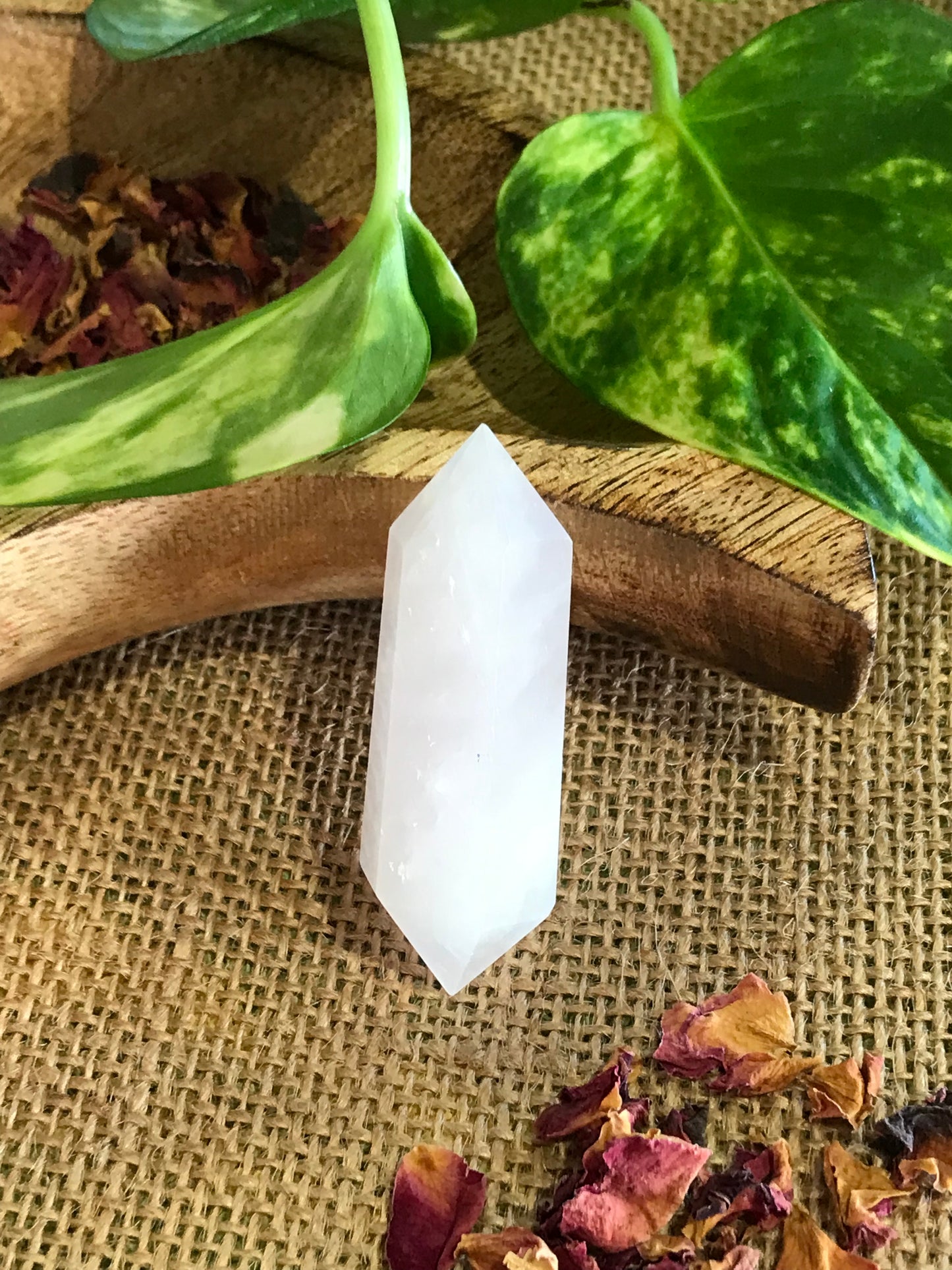 Rose Quartz Double Point