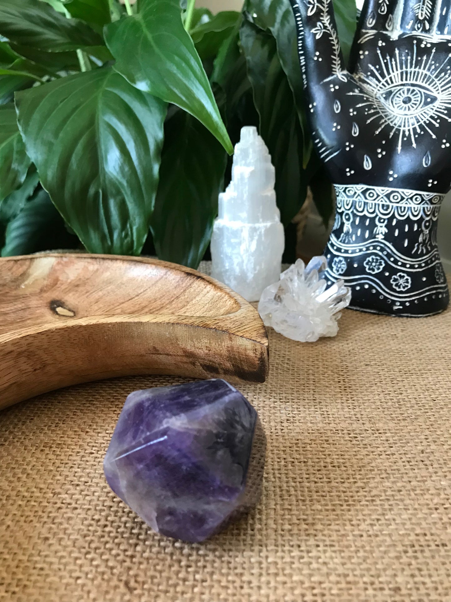 Chevron Dream Amethyst Polished Freeform