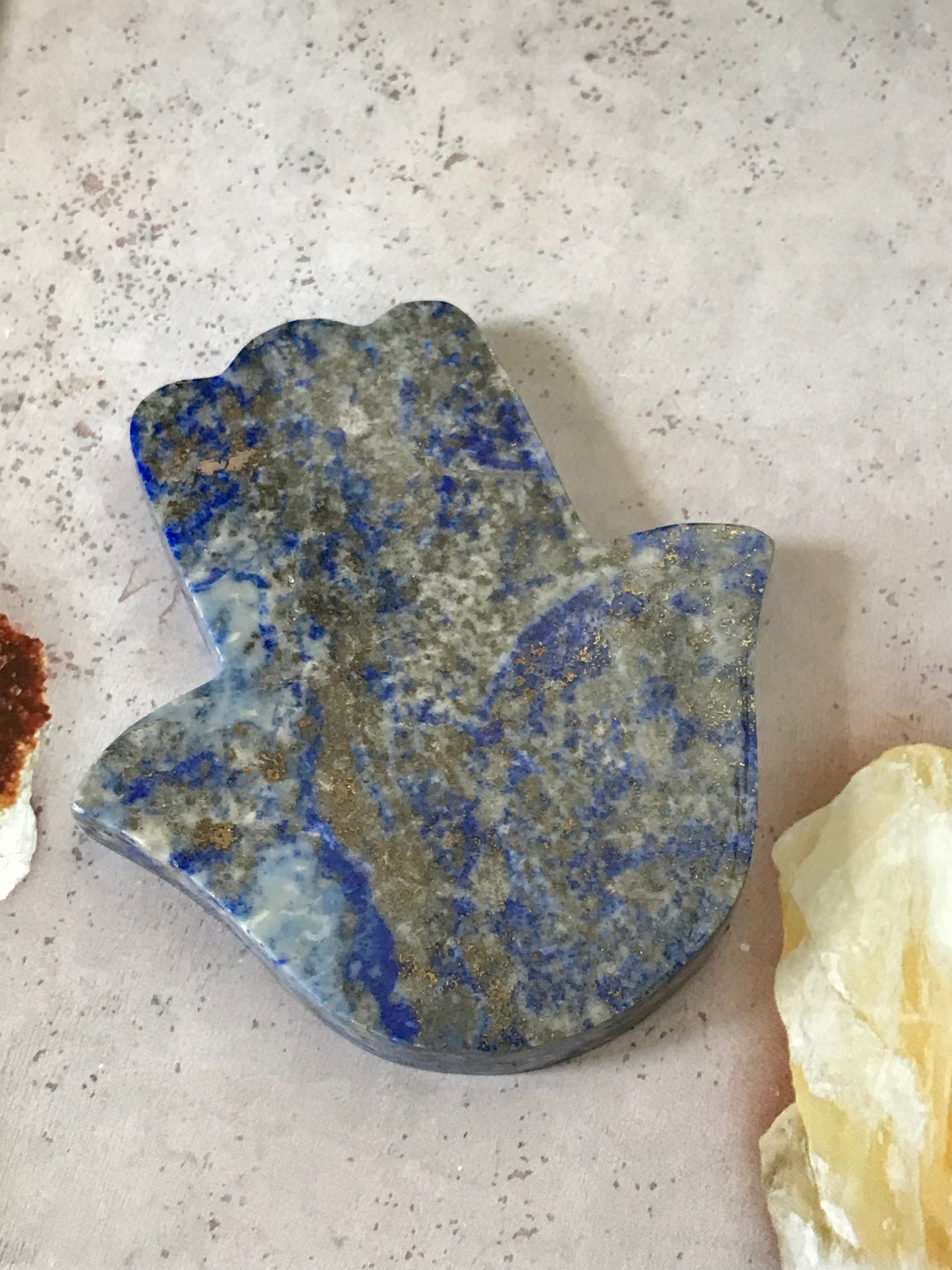 Lapis Lazuli Hamsa Hand