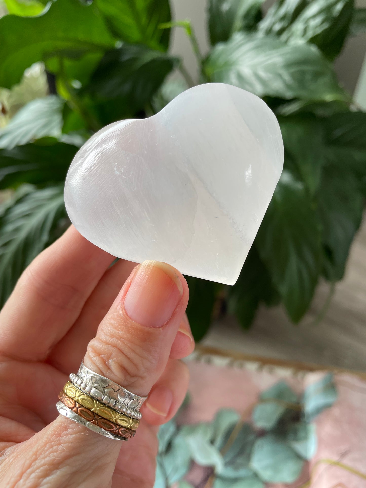 Intuitively Chosen ~ Selenite Heart