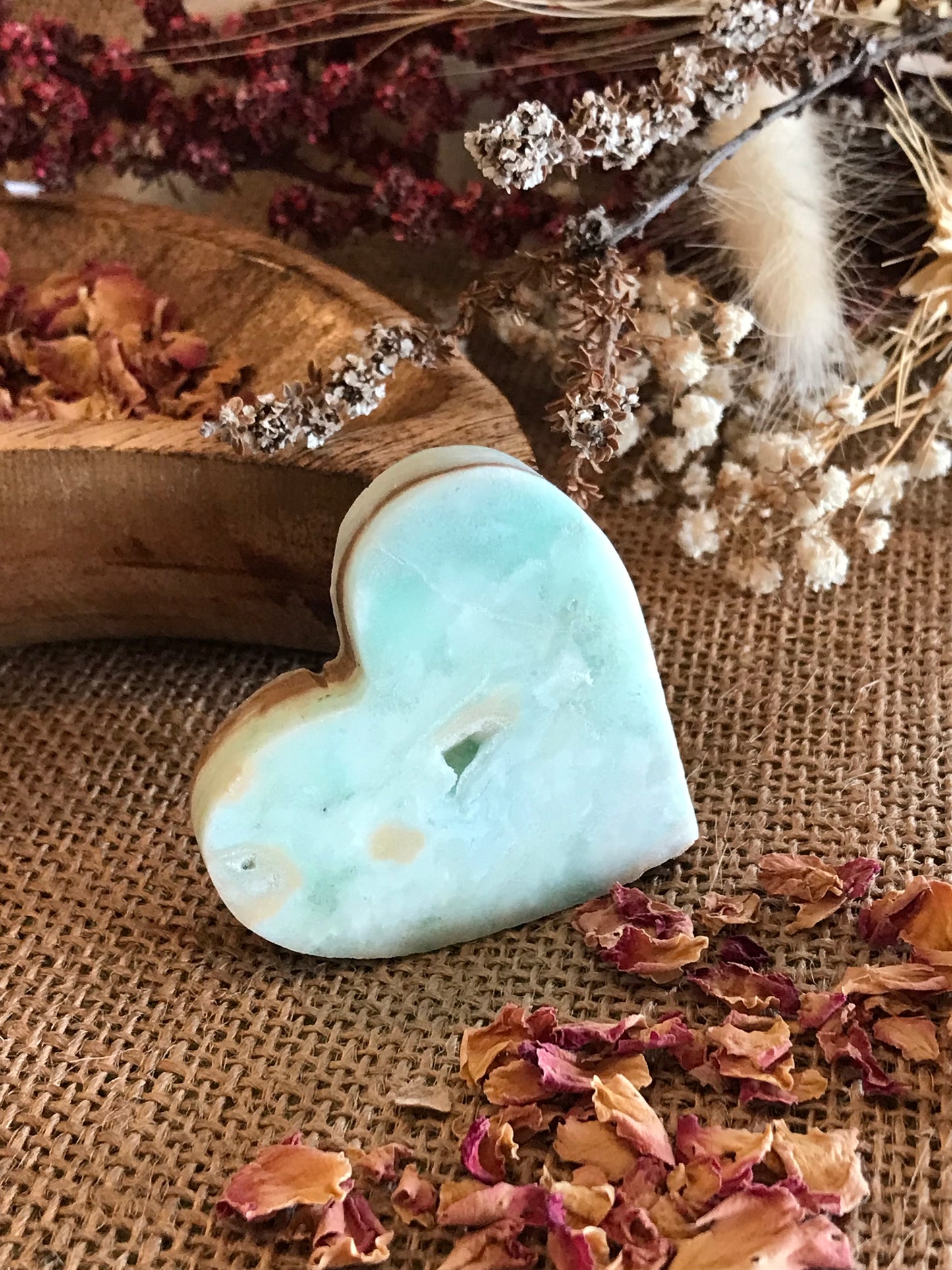 Hemimorphite Heart