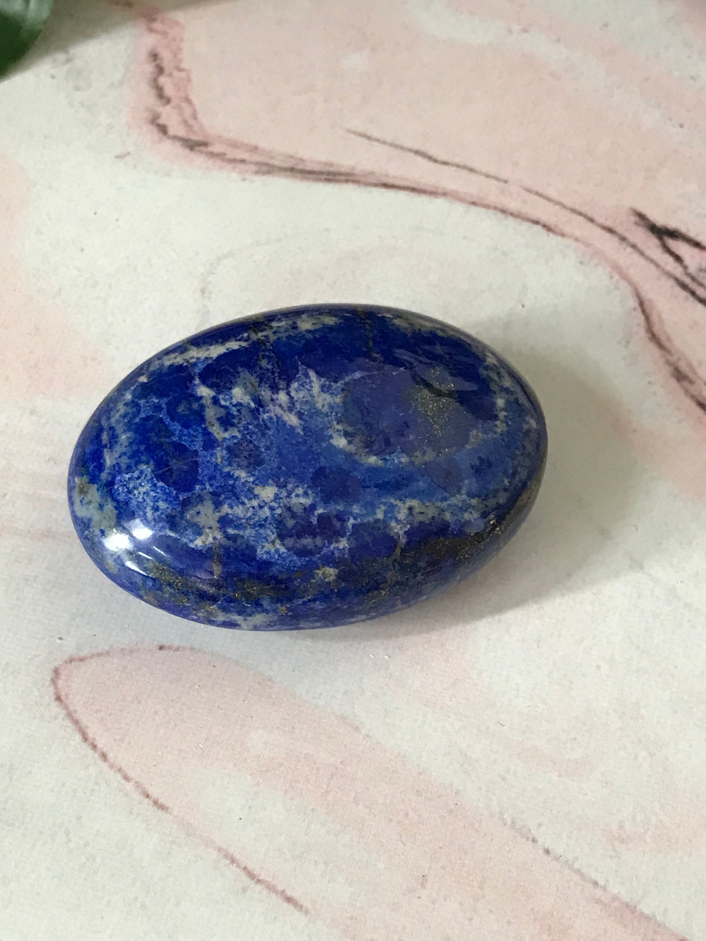 Lapis Lazuli Pillow / Palm Stone