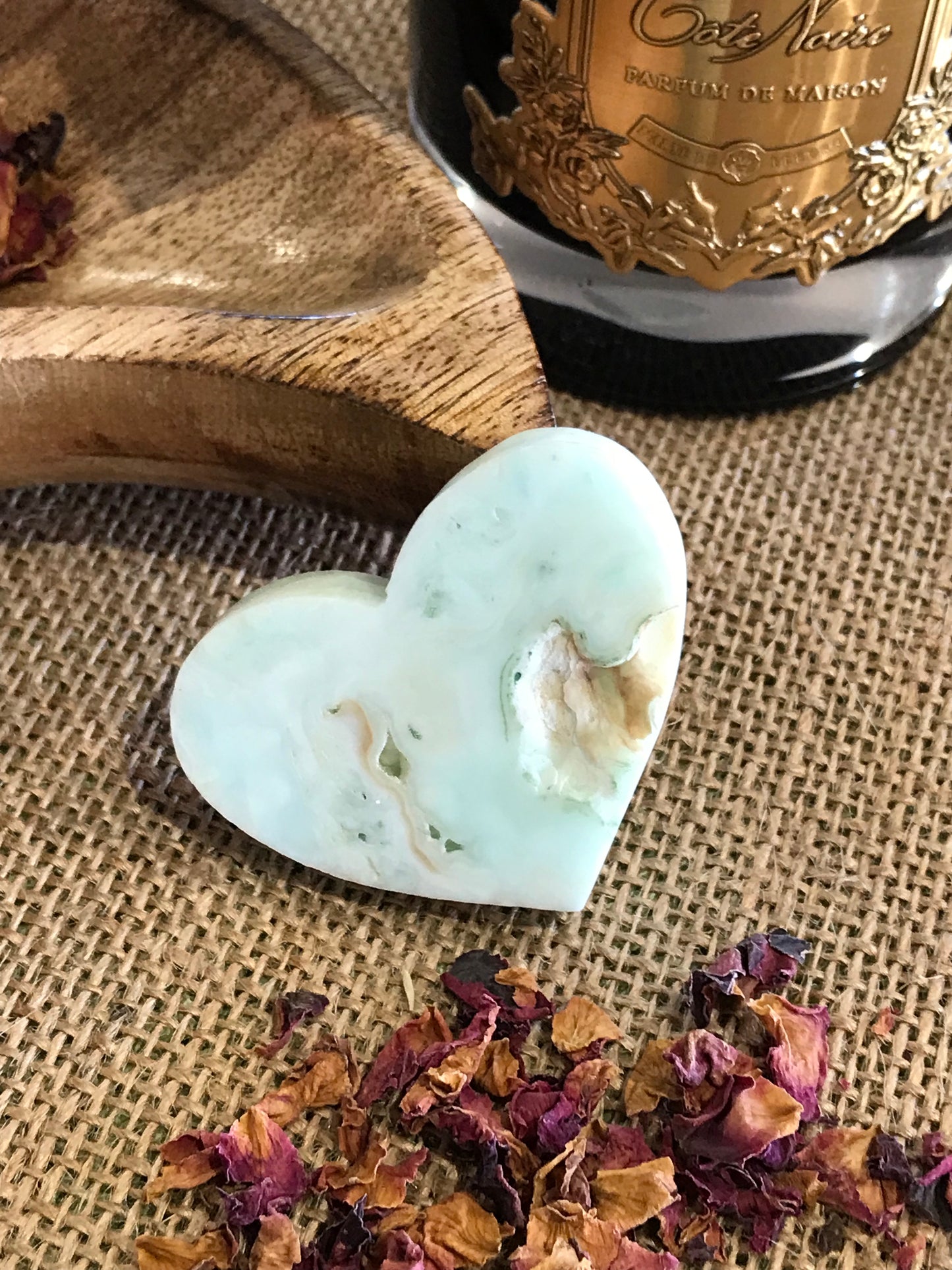 Hemimorphite Heart