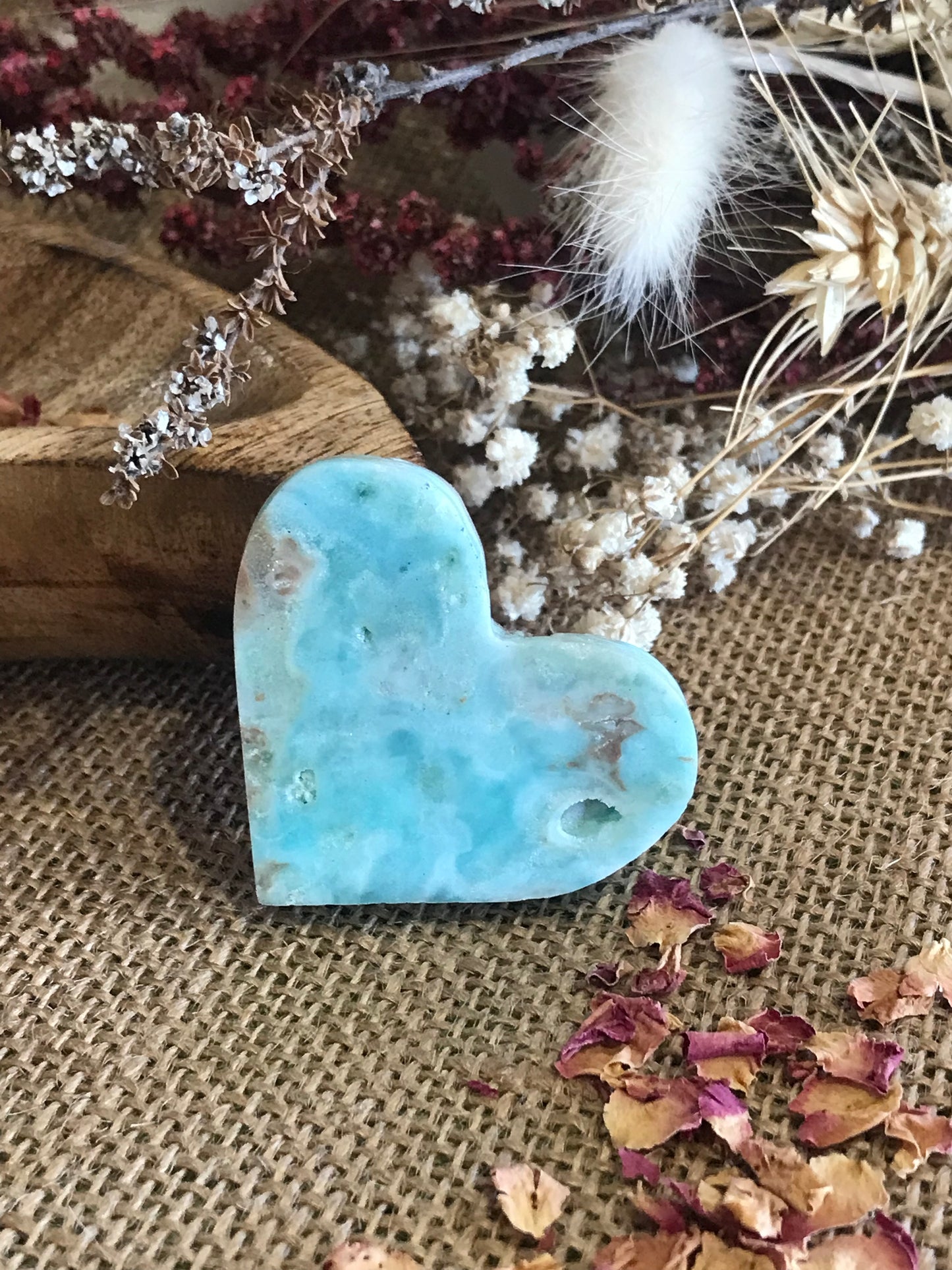 Hemimorphite Heart