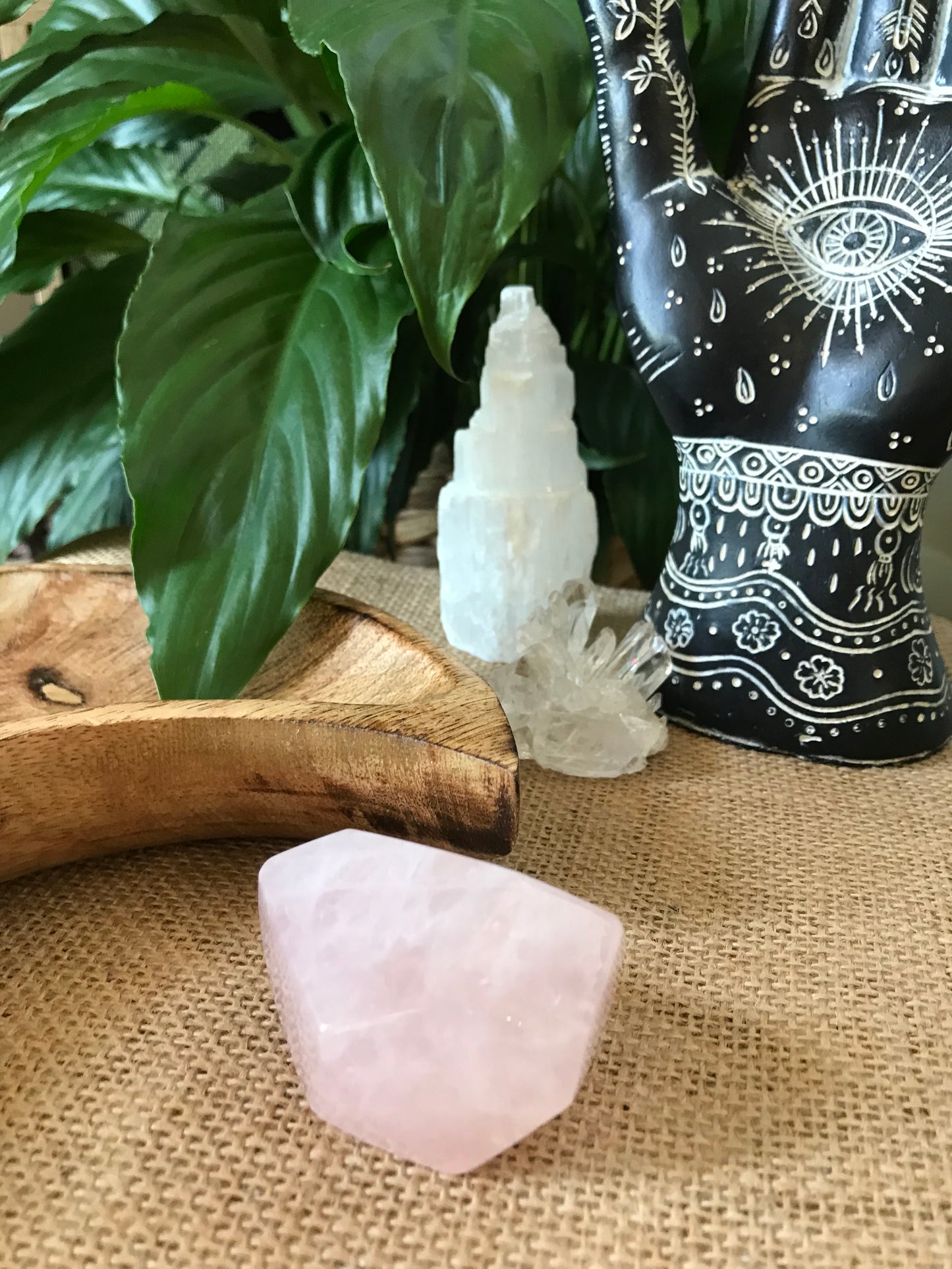 Rose Quartz Polished Freeform