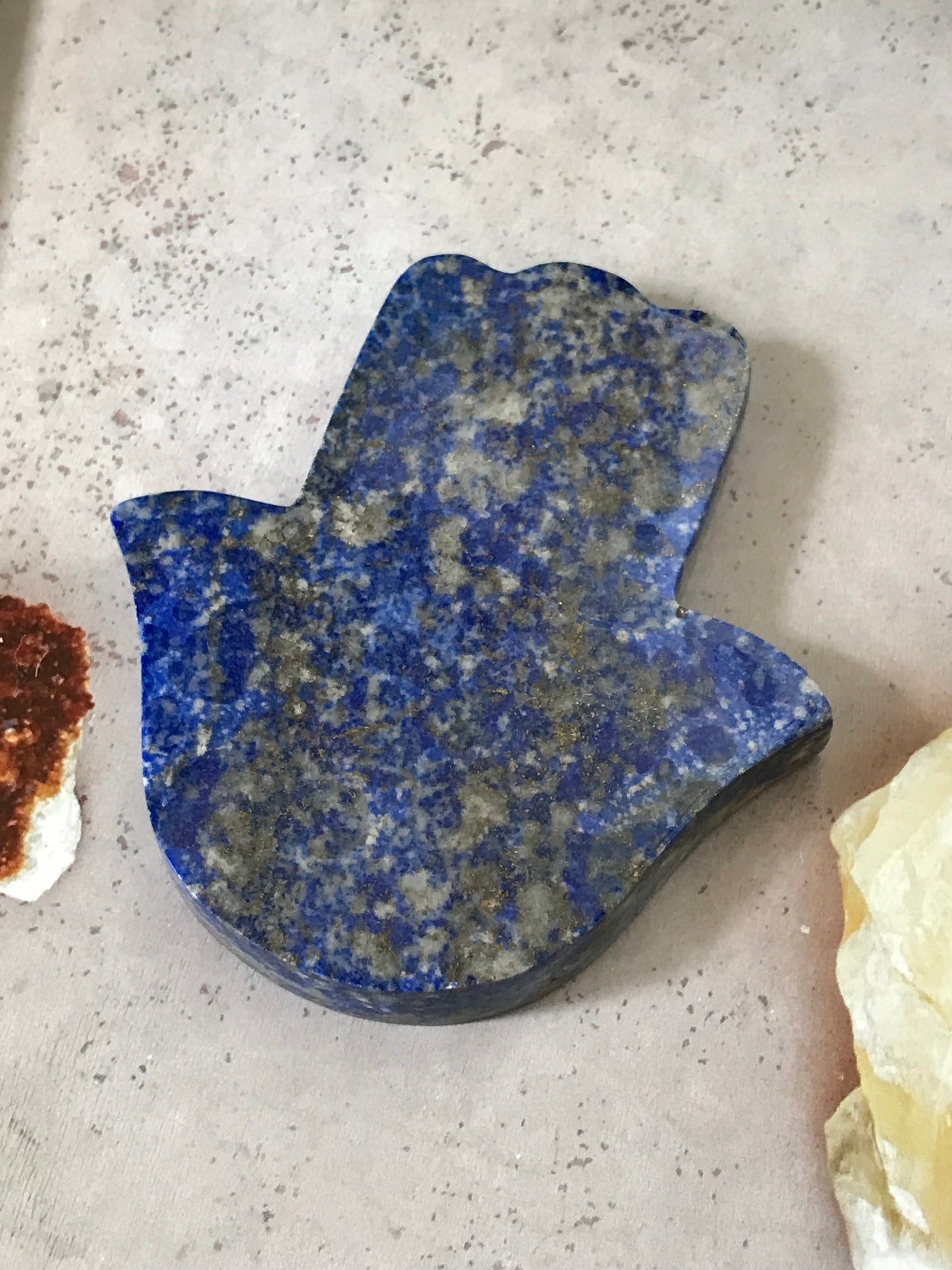 Lapis Lazuli Hamsa Hand