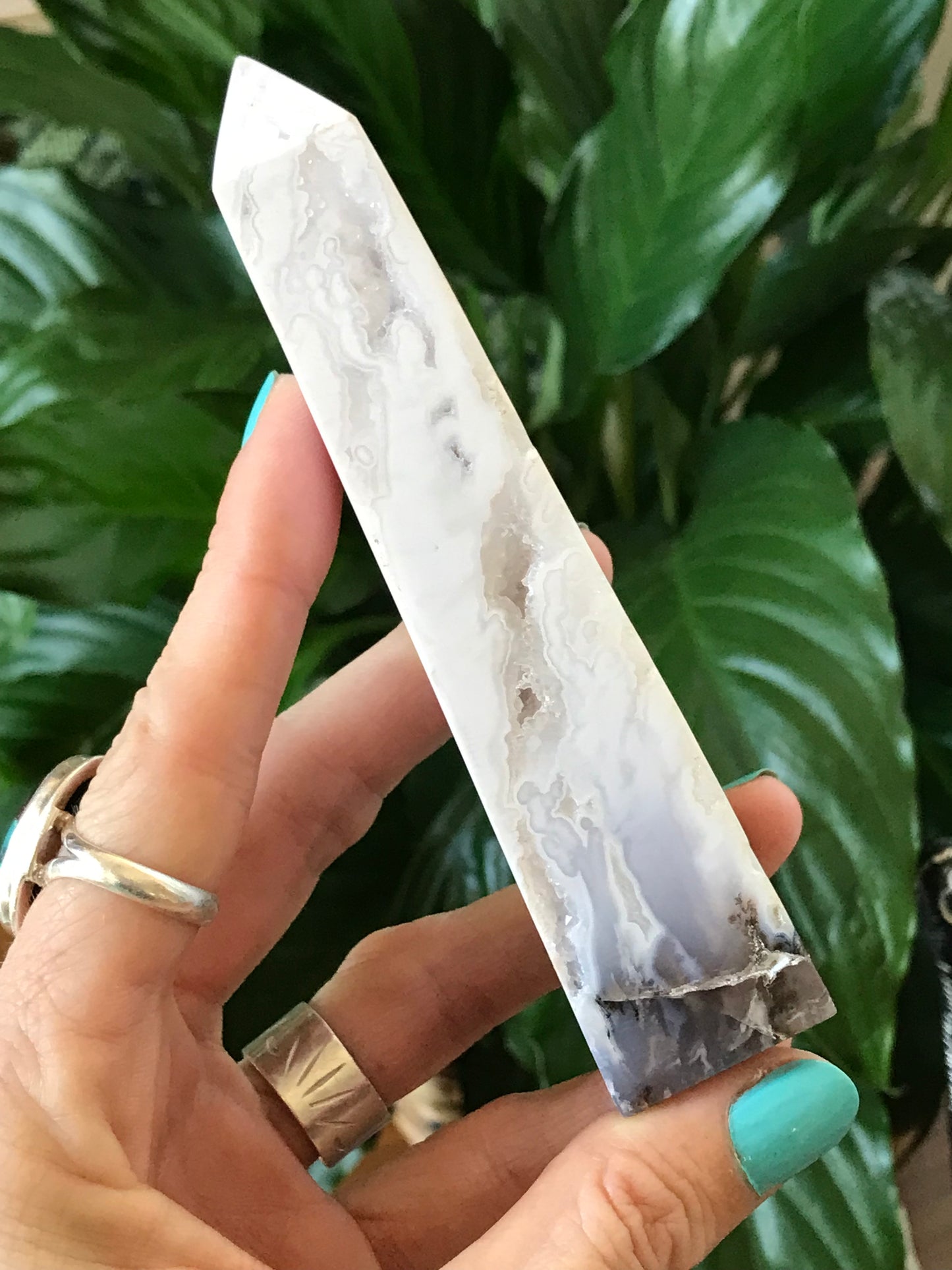 Dendritic Opal Obelisk