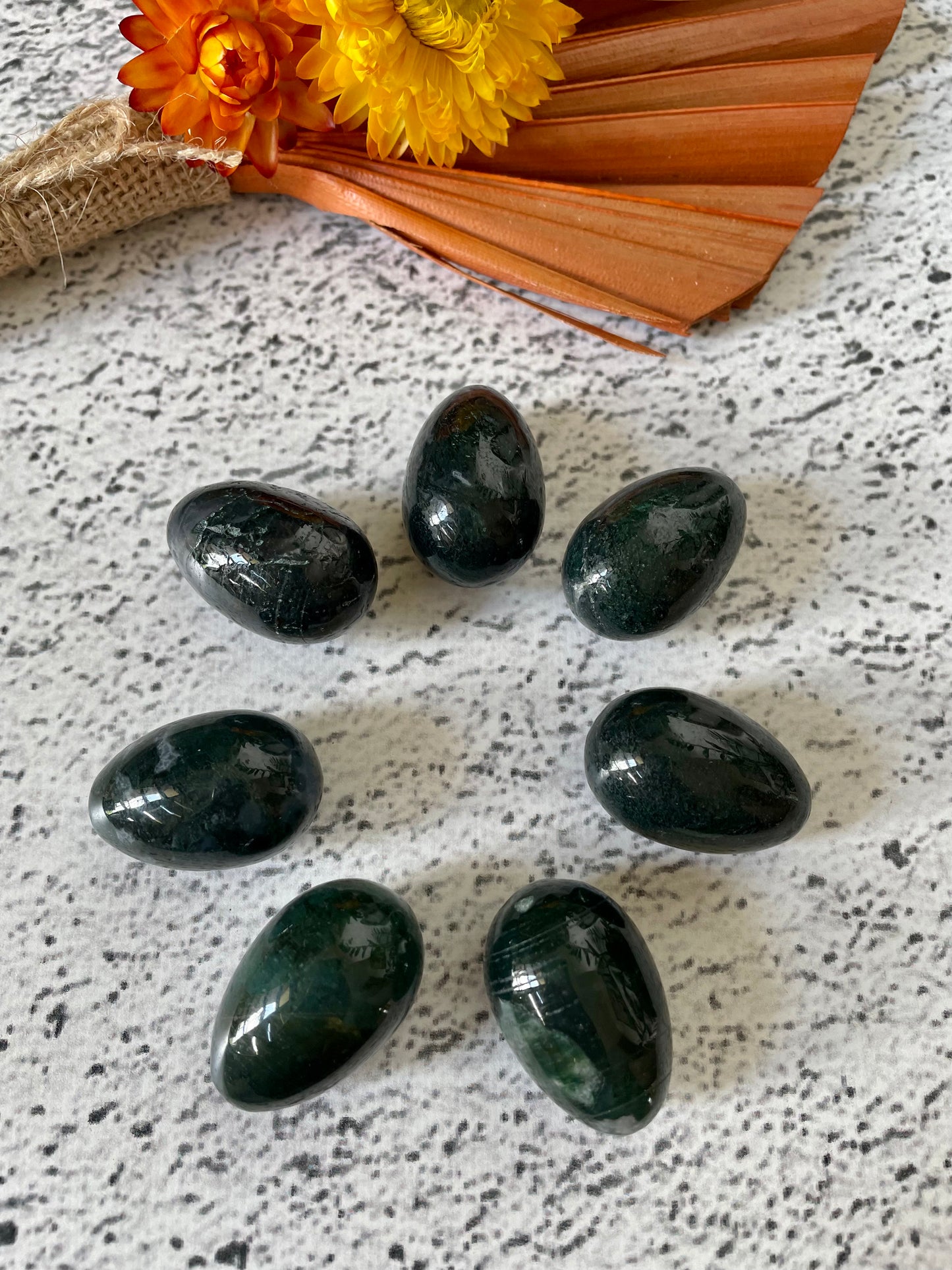 Intuitively Chosen ~ Moss Agate Egg