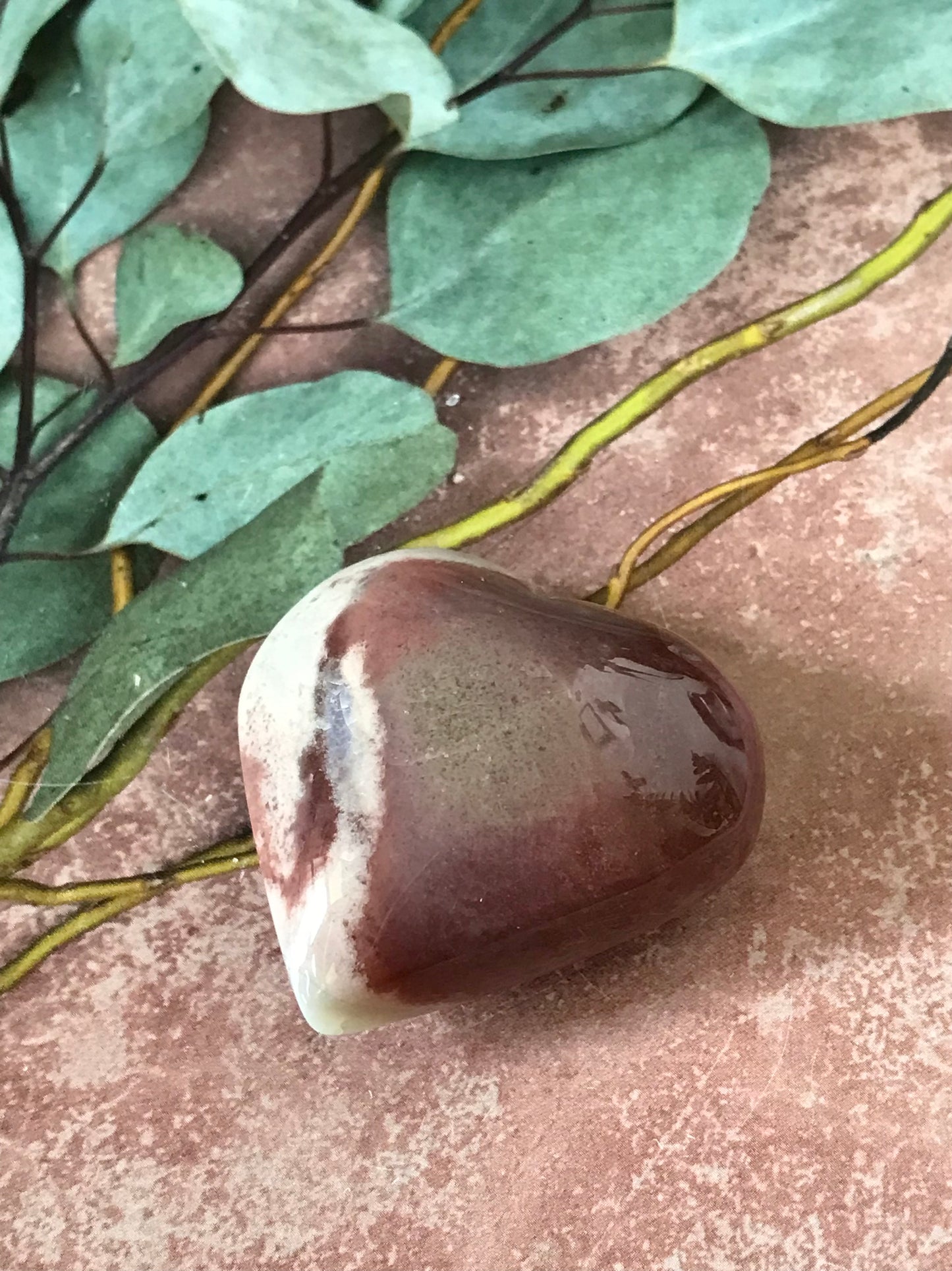 Flower Agate Heart